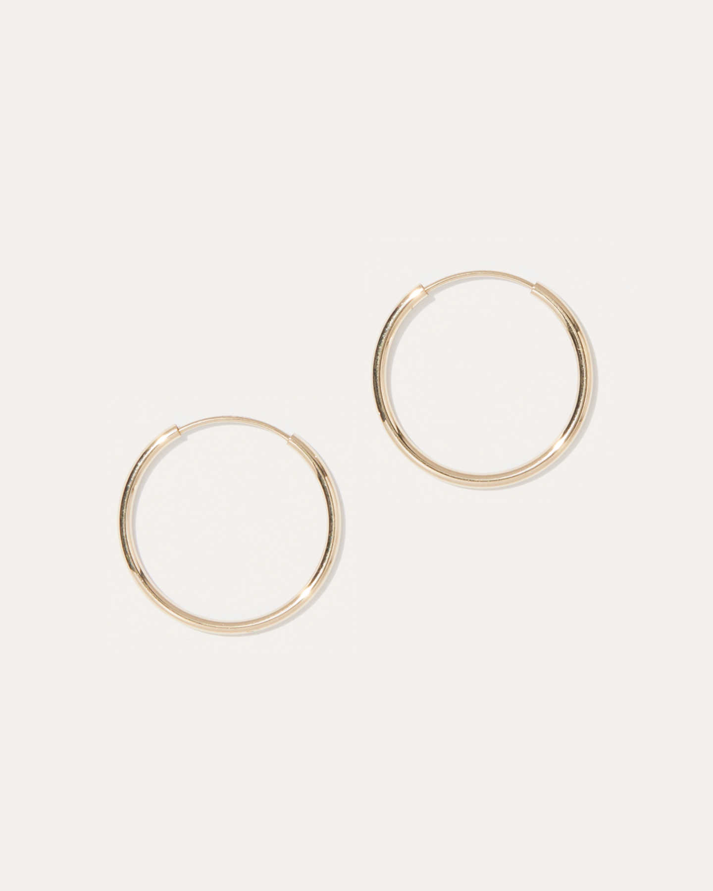 You May Also Like - 14k Gold Everyday 18mm Hoop Earrings - Yellow Gold