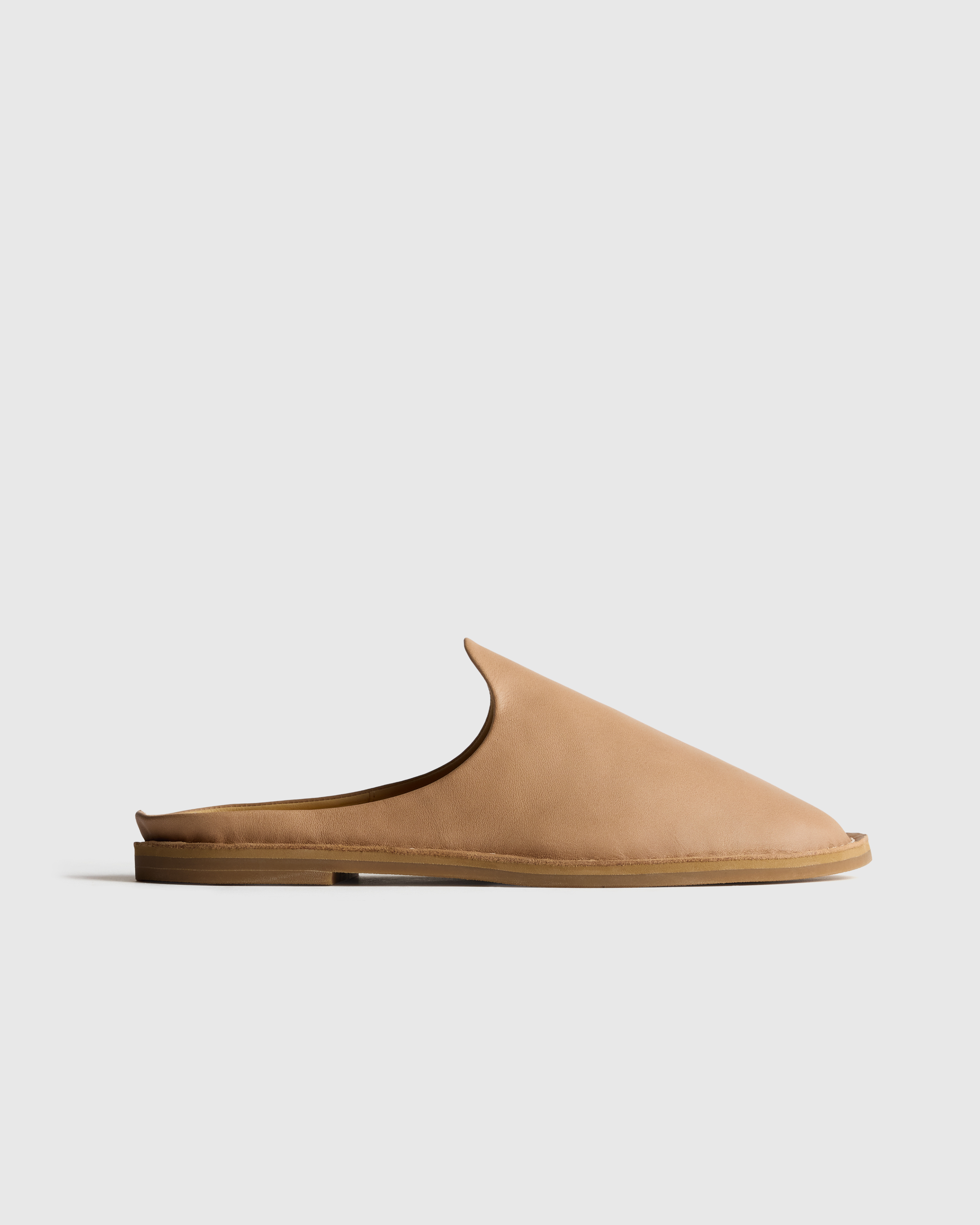 Italian Leather Mule Slip-On