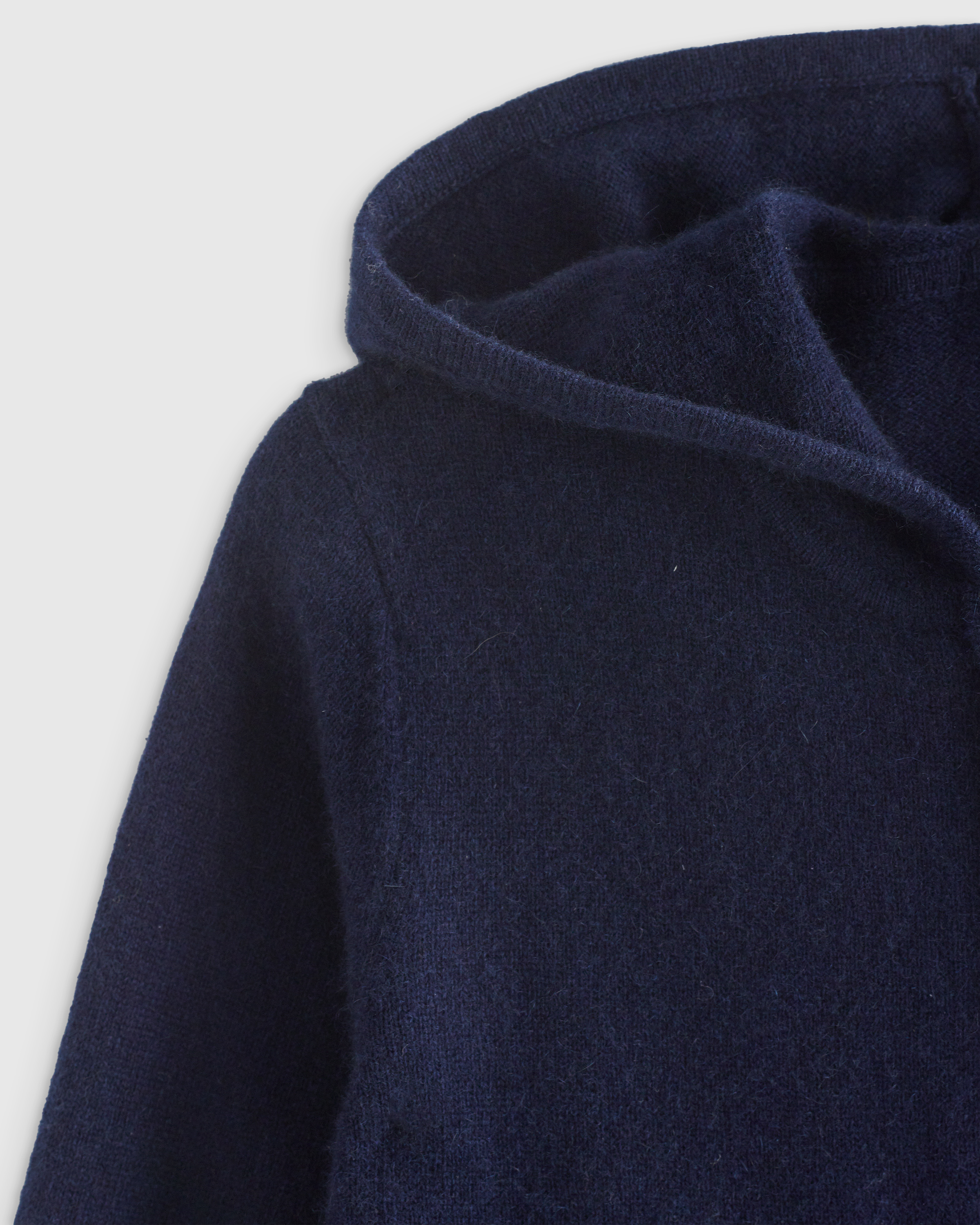 Mongolian Cashmere Full Zip Hoodie - thumbnail 5