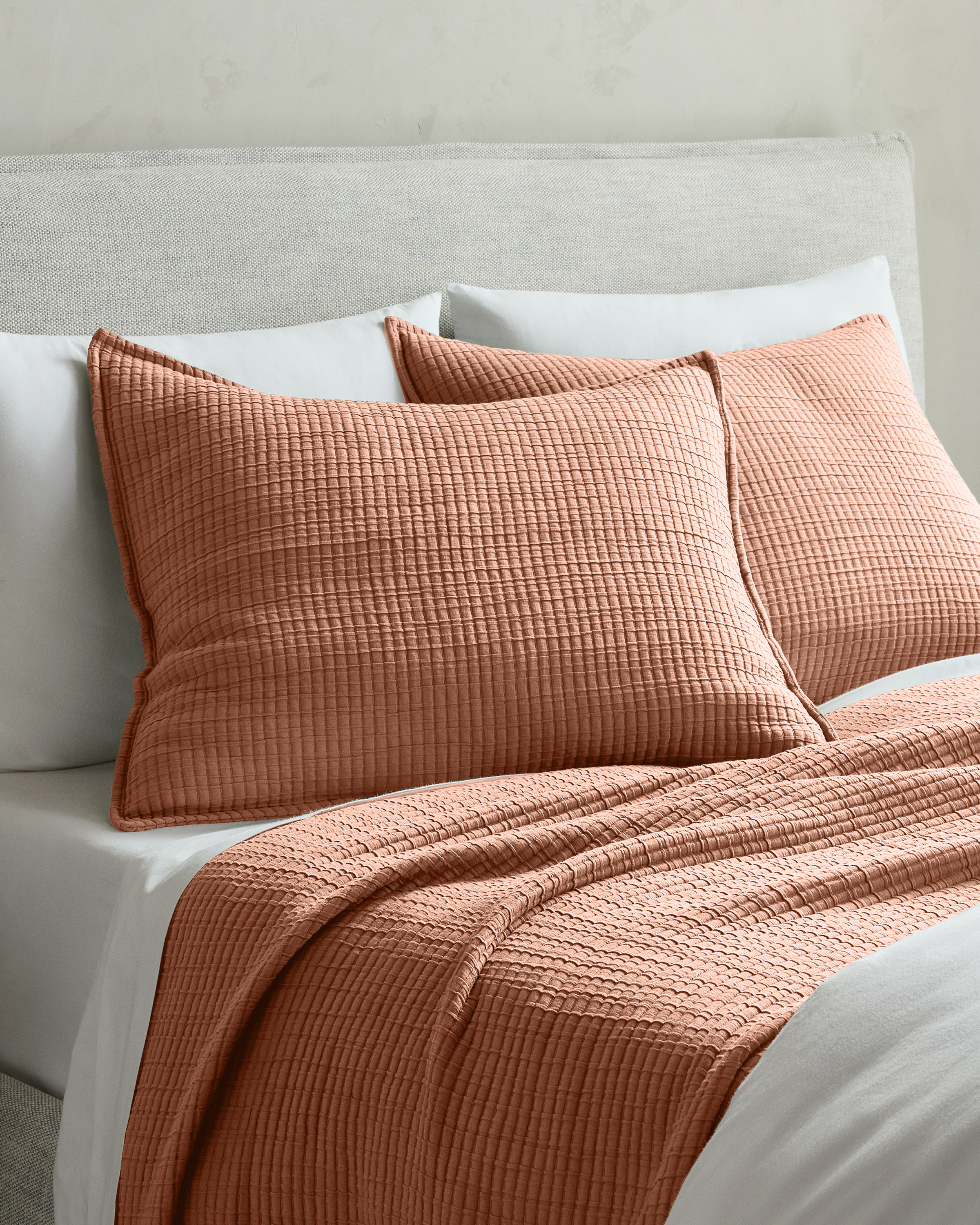 Organic Ribbed Cotton Shams - thumbnail 6