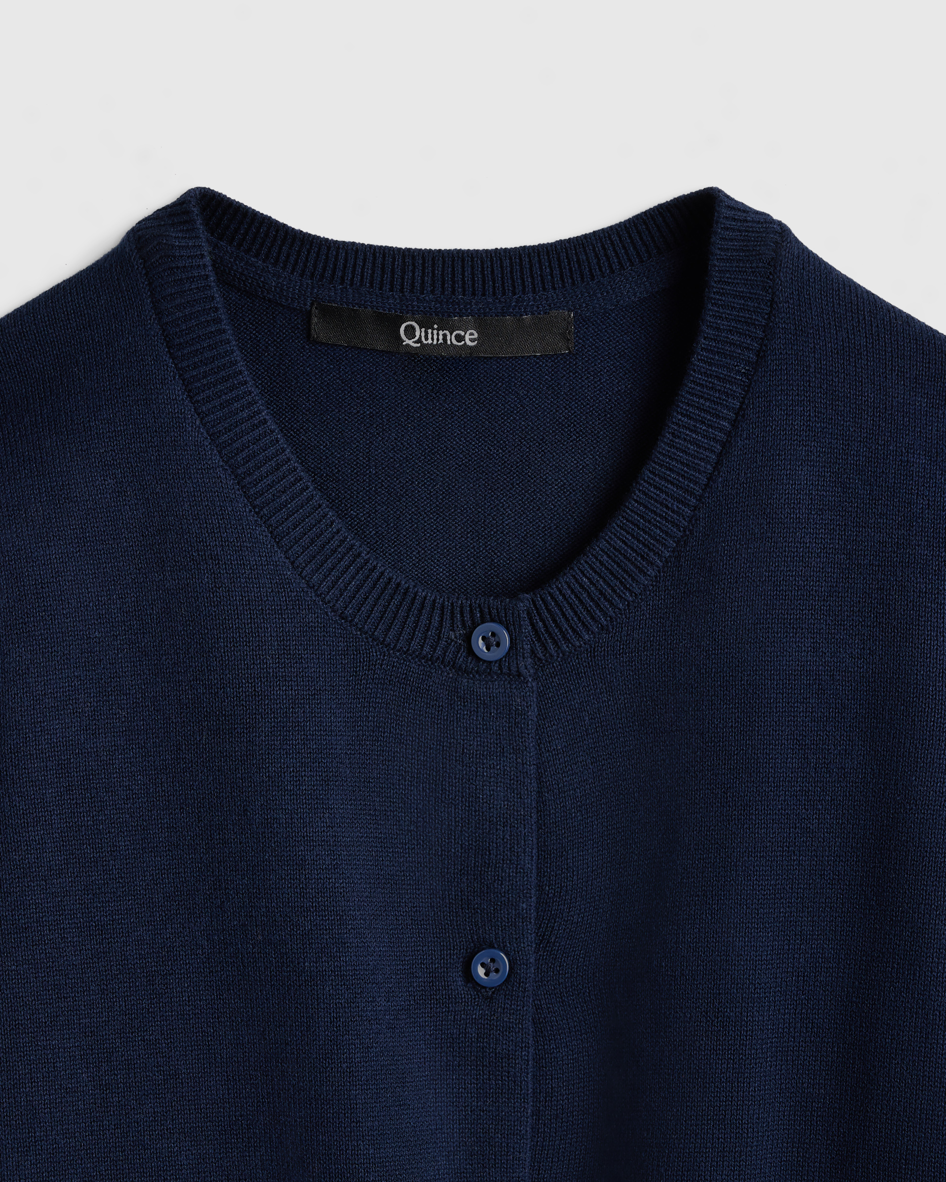 100% Organic Cotton Crewneck Cardigan - thumbnail 8