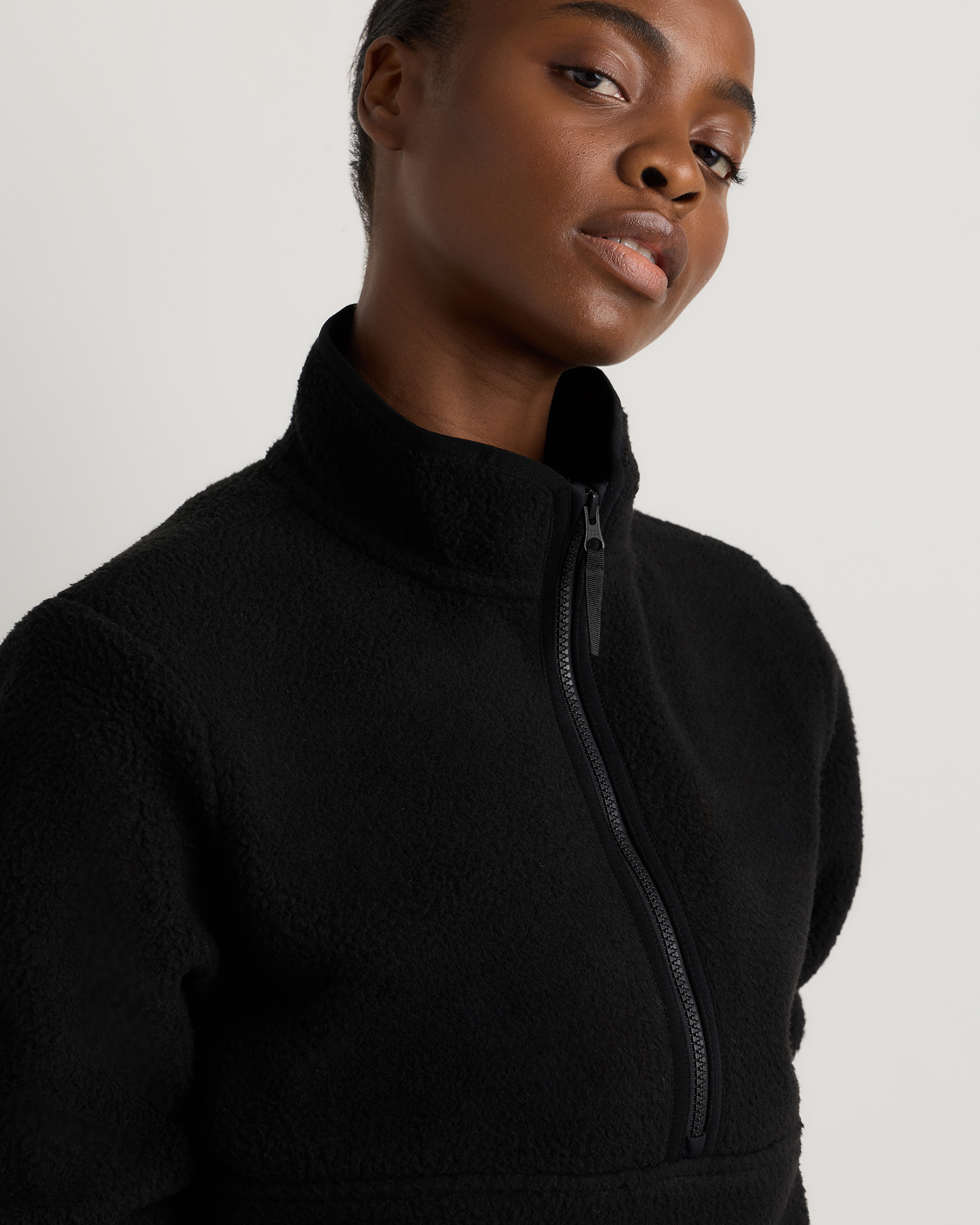 Sherpa Half-Zip Jacket