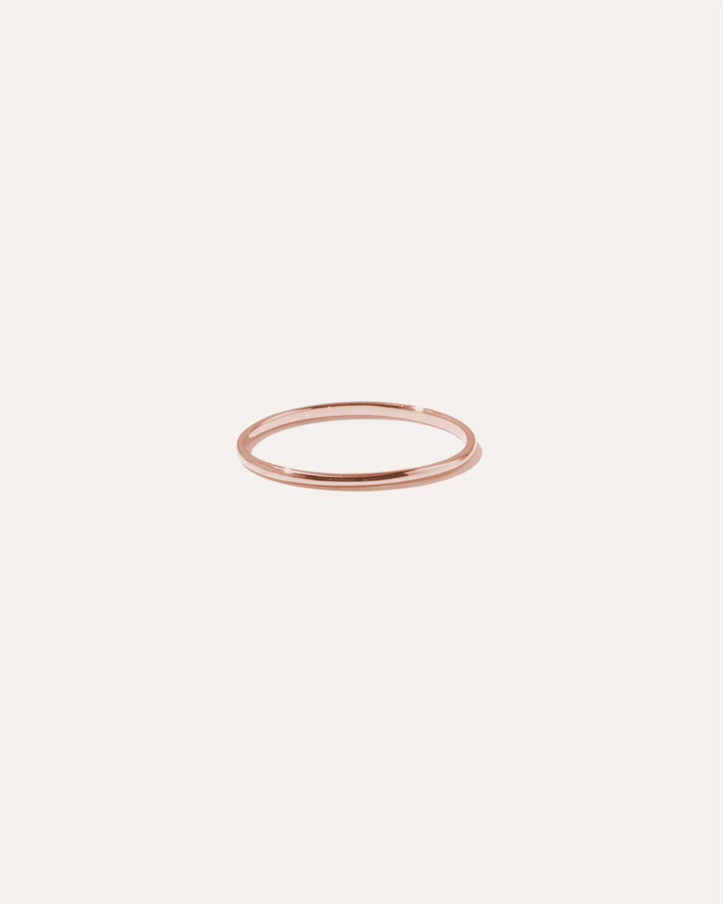 14k Gold Stacker Ring - Rose Gold - 1