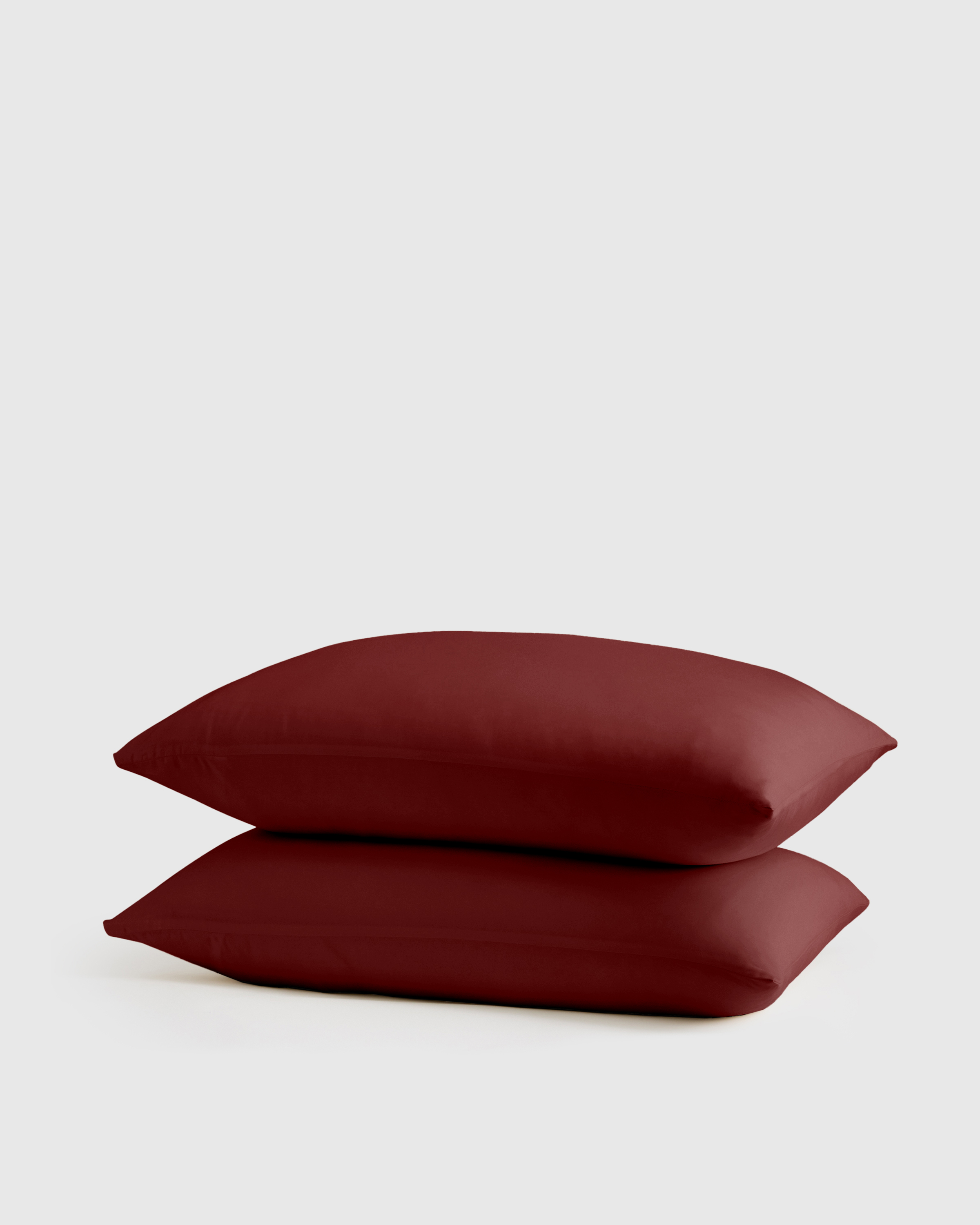 King size Bamboo Pillowcase Set in Burgundy