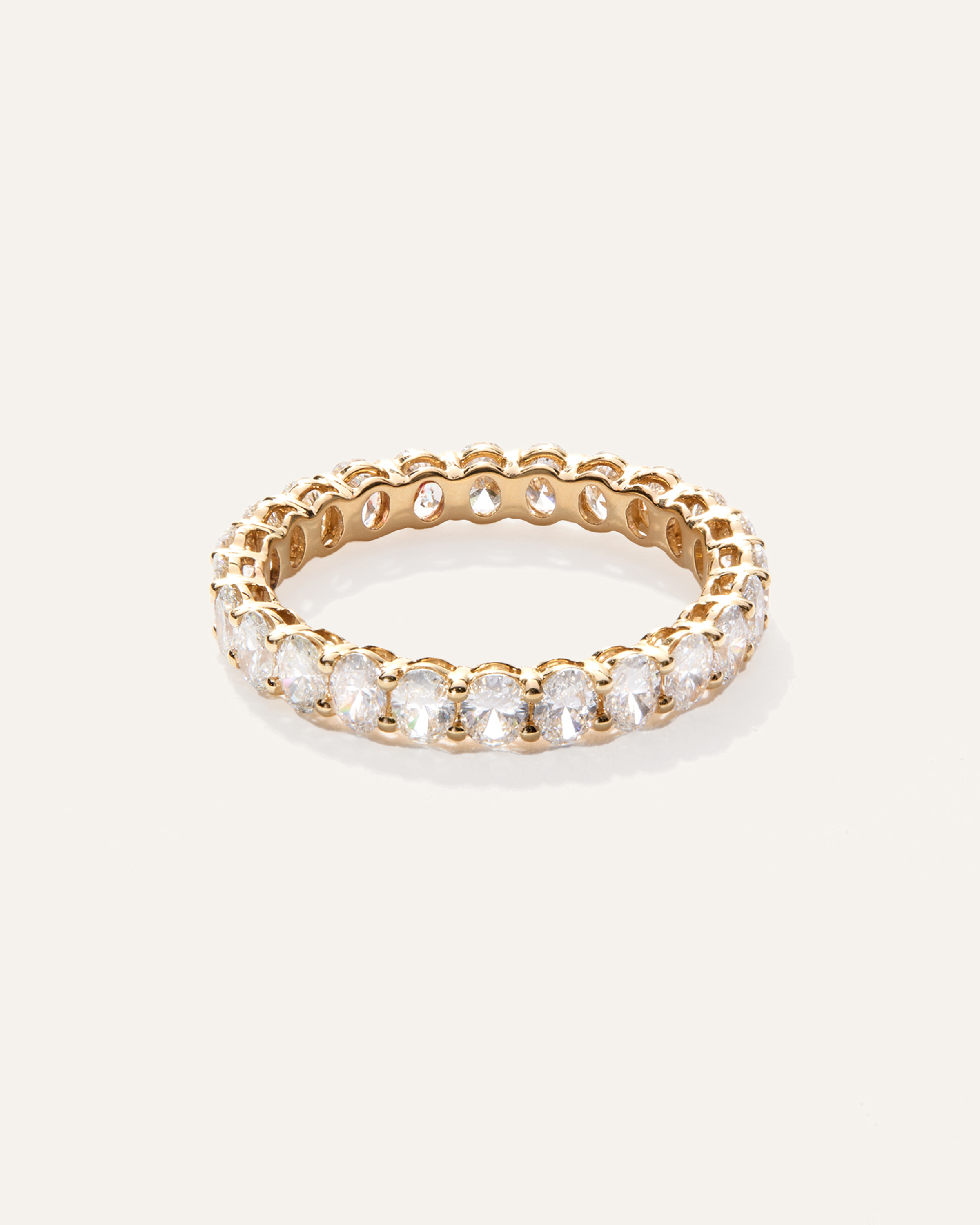 Lab Grown Diamond Oval Eternity Band