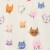 Colorful Cat Faces