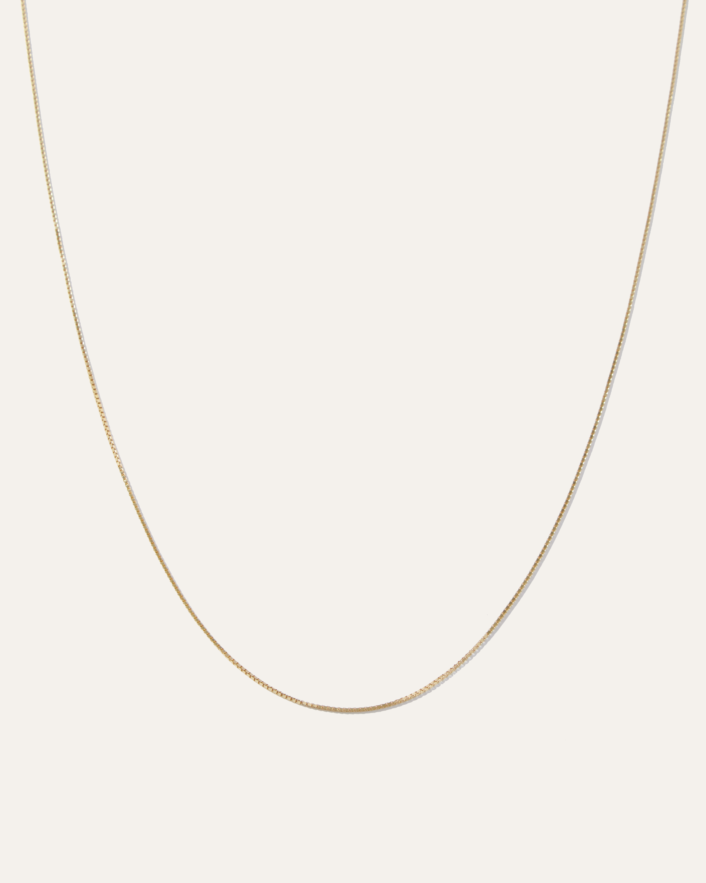Quince Women's 14k Gold Petite Box Chain Necklace In Yellow Gold