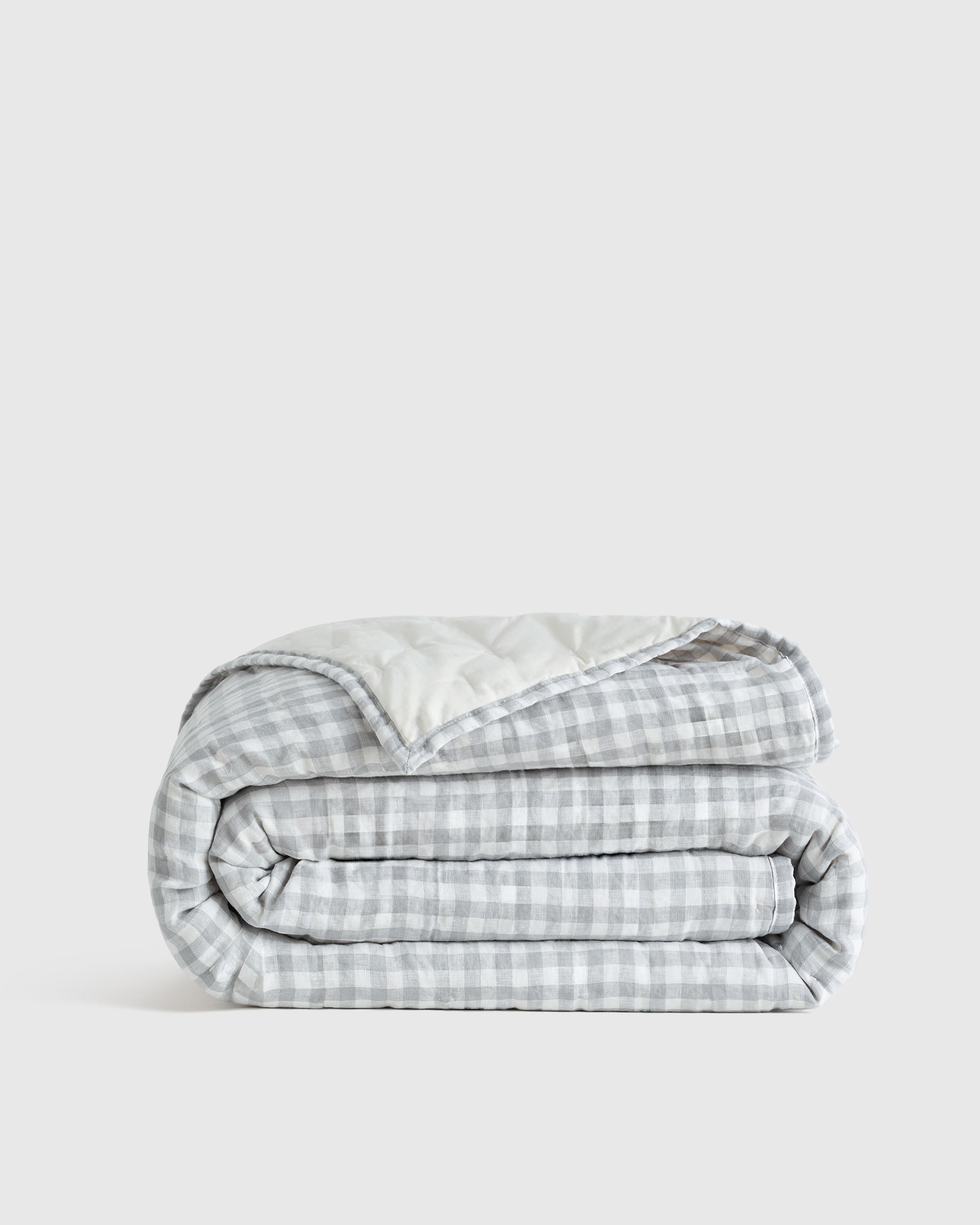 European Linen Patterned Quilt (Twin) by Quince