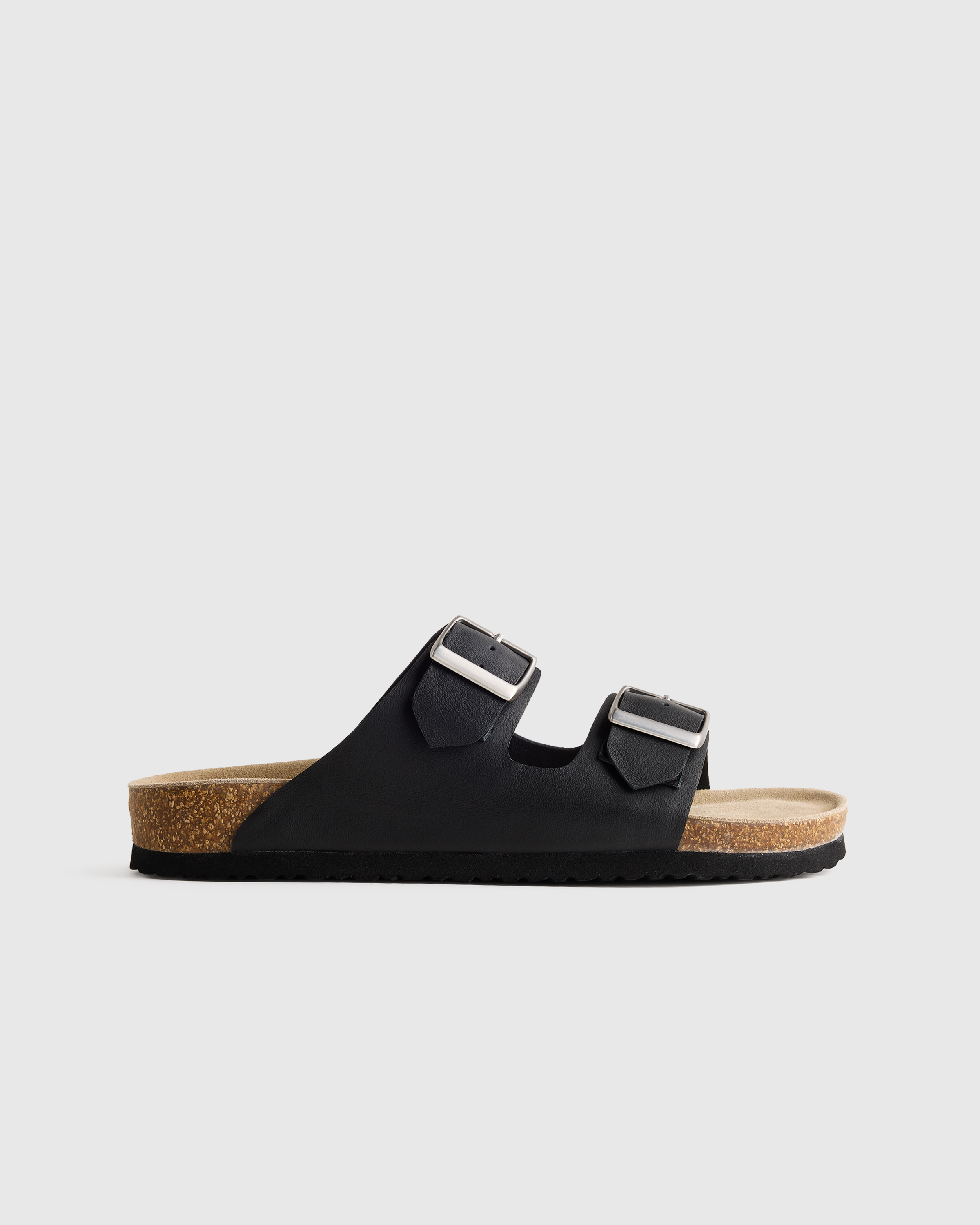 Nappa Leather Double Buckle Slide