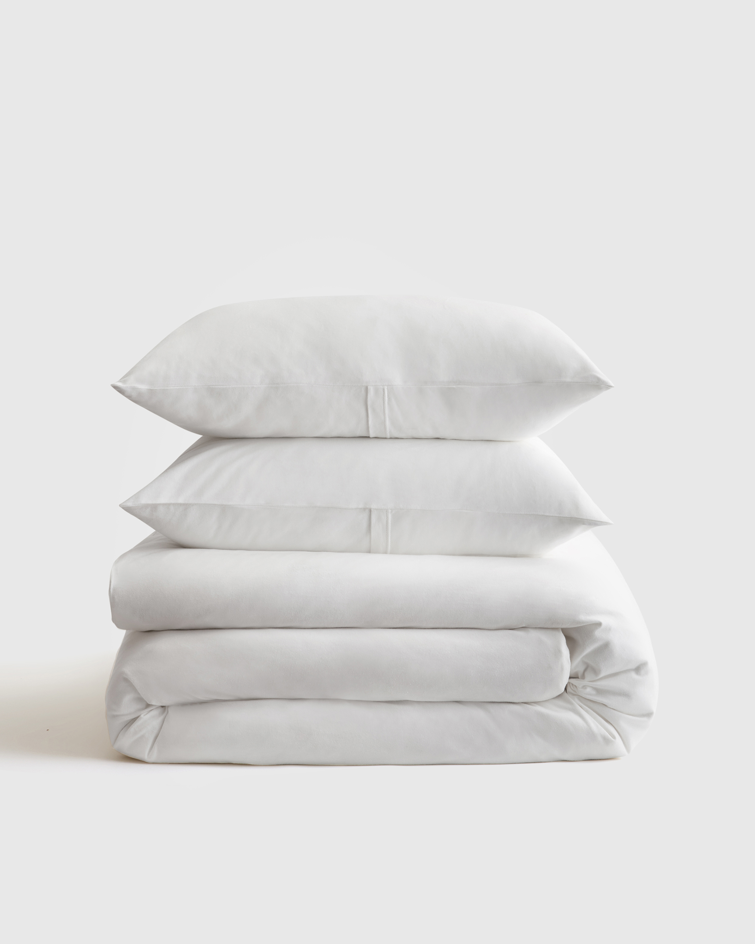 Organic Jersey Duvet Cover Set in Natural