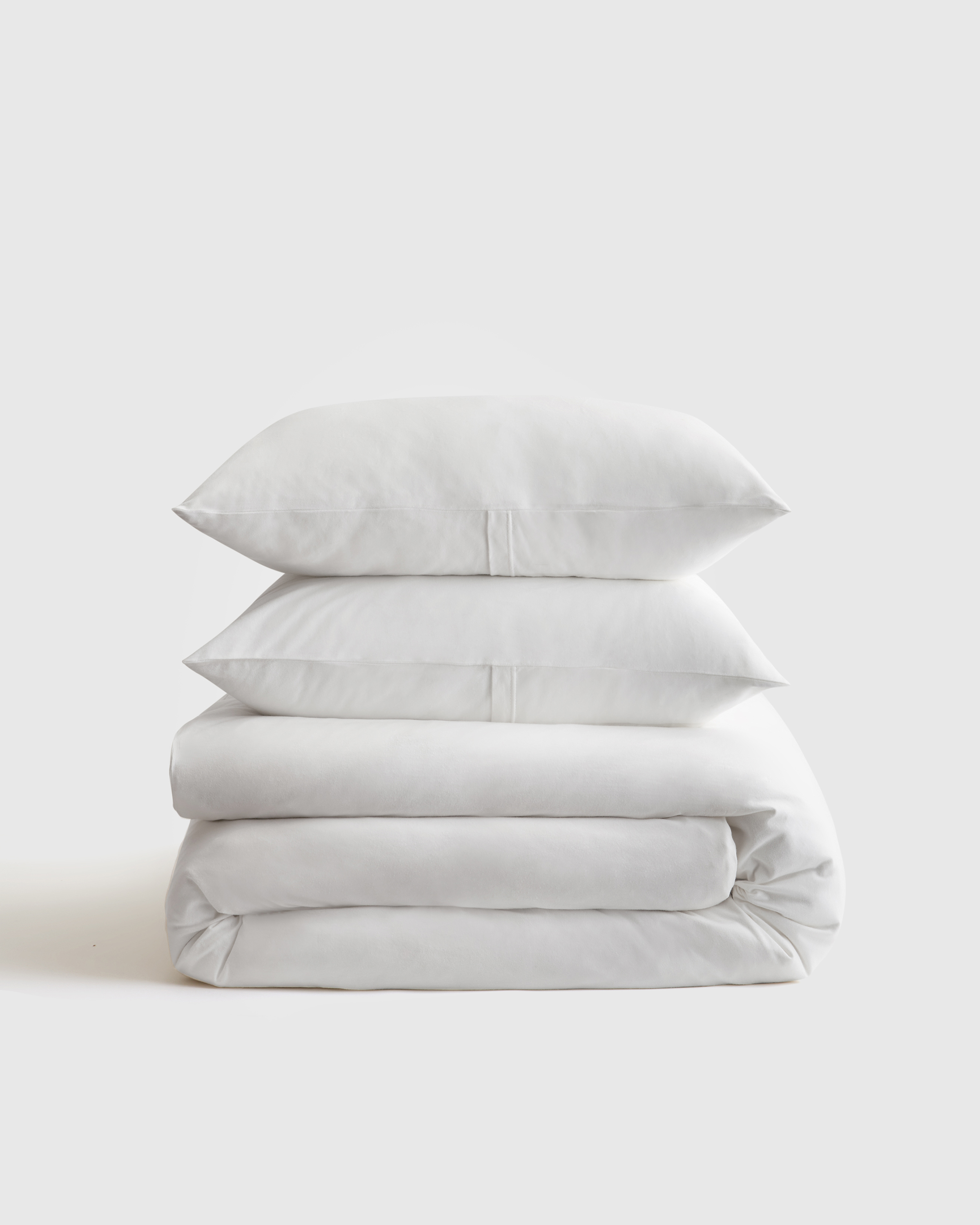 Organic Jersey Duvet Cover Set in Natural