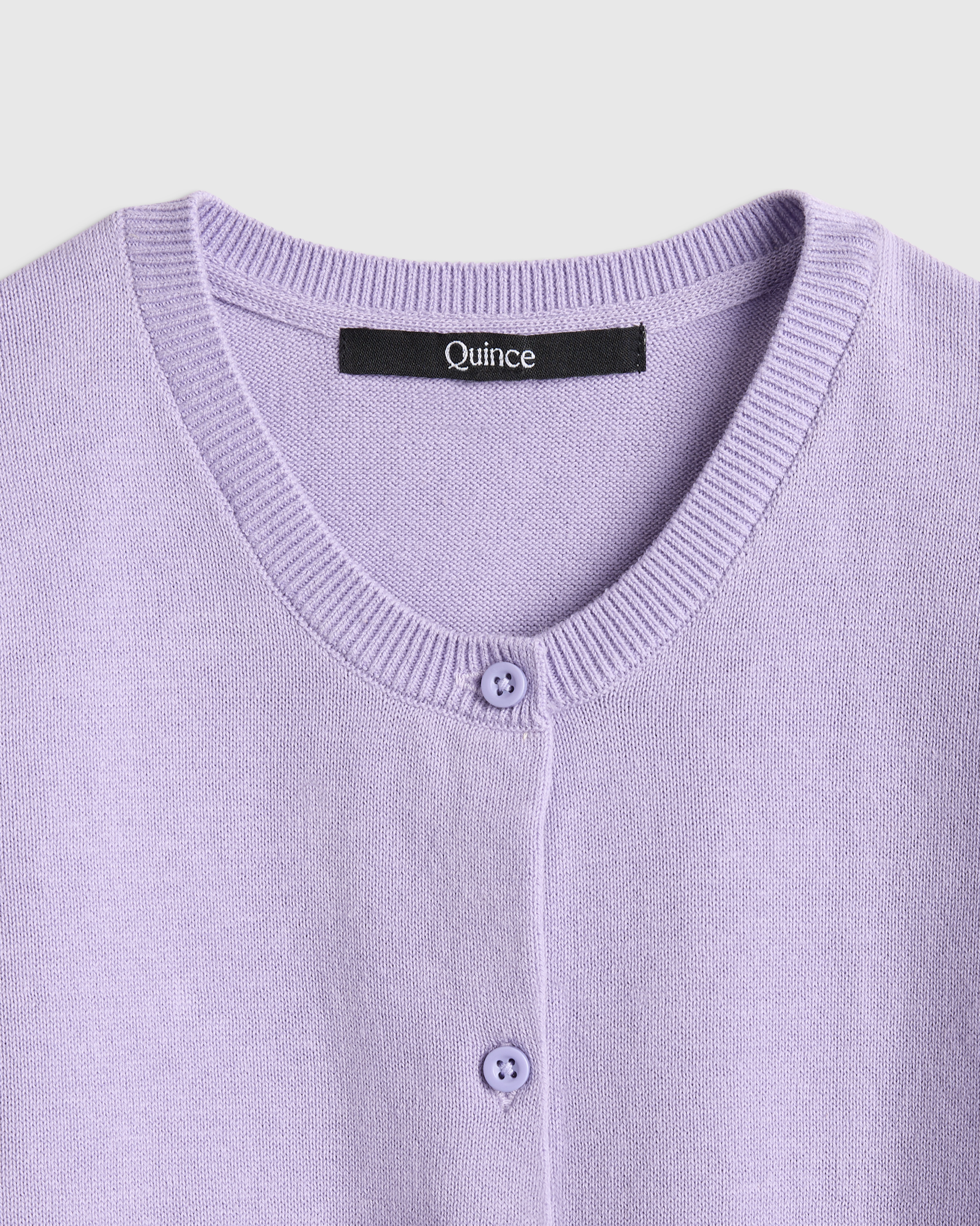 100% Organic Cotton Crewneck Cardigan - thumbnail 5