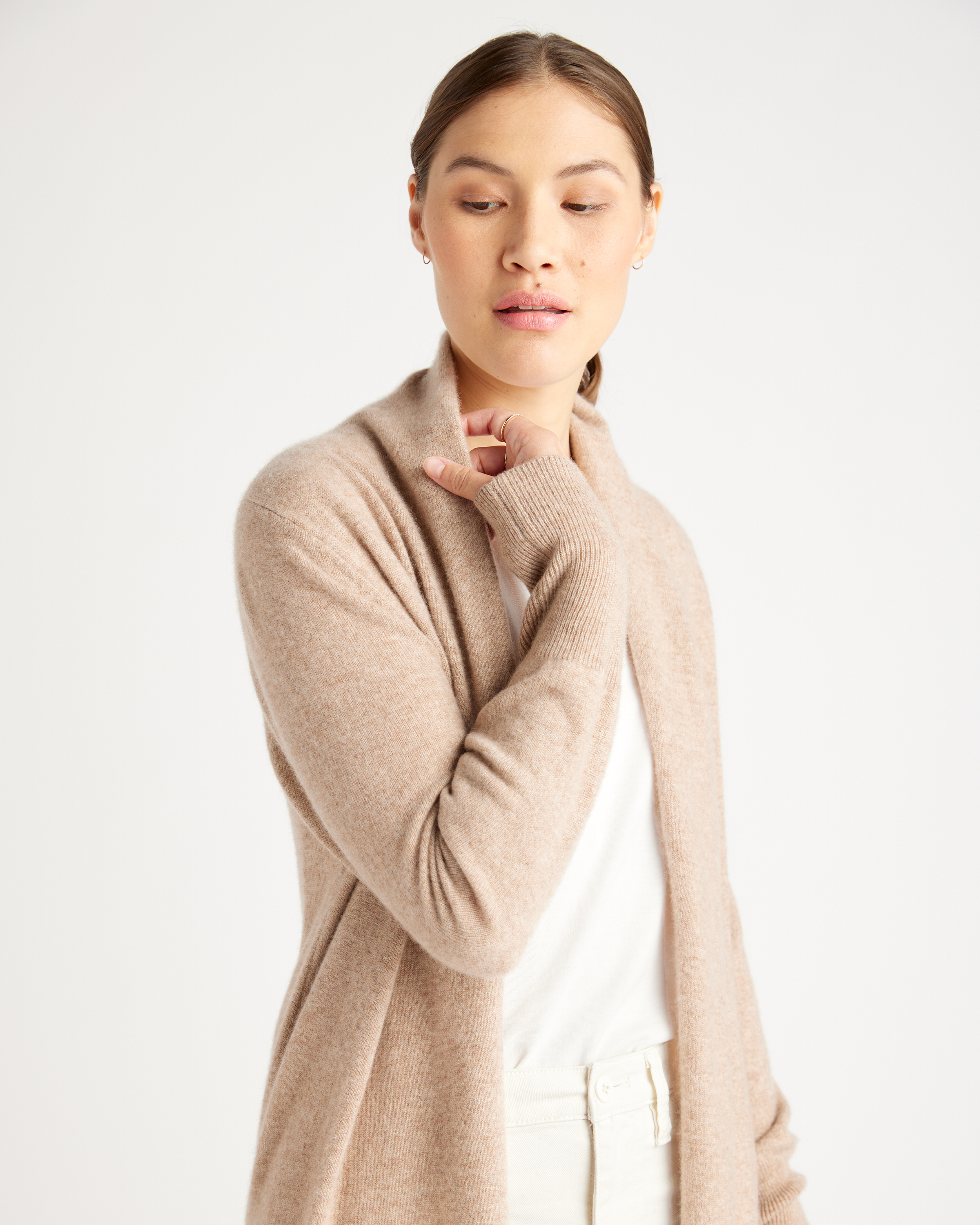cashmere cardigan duster