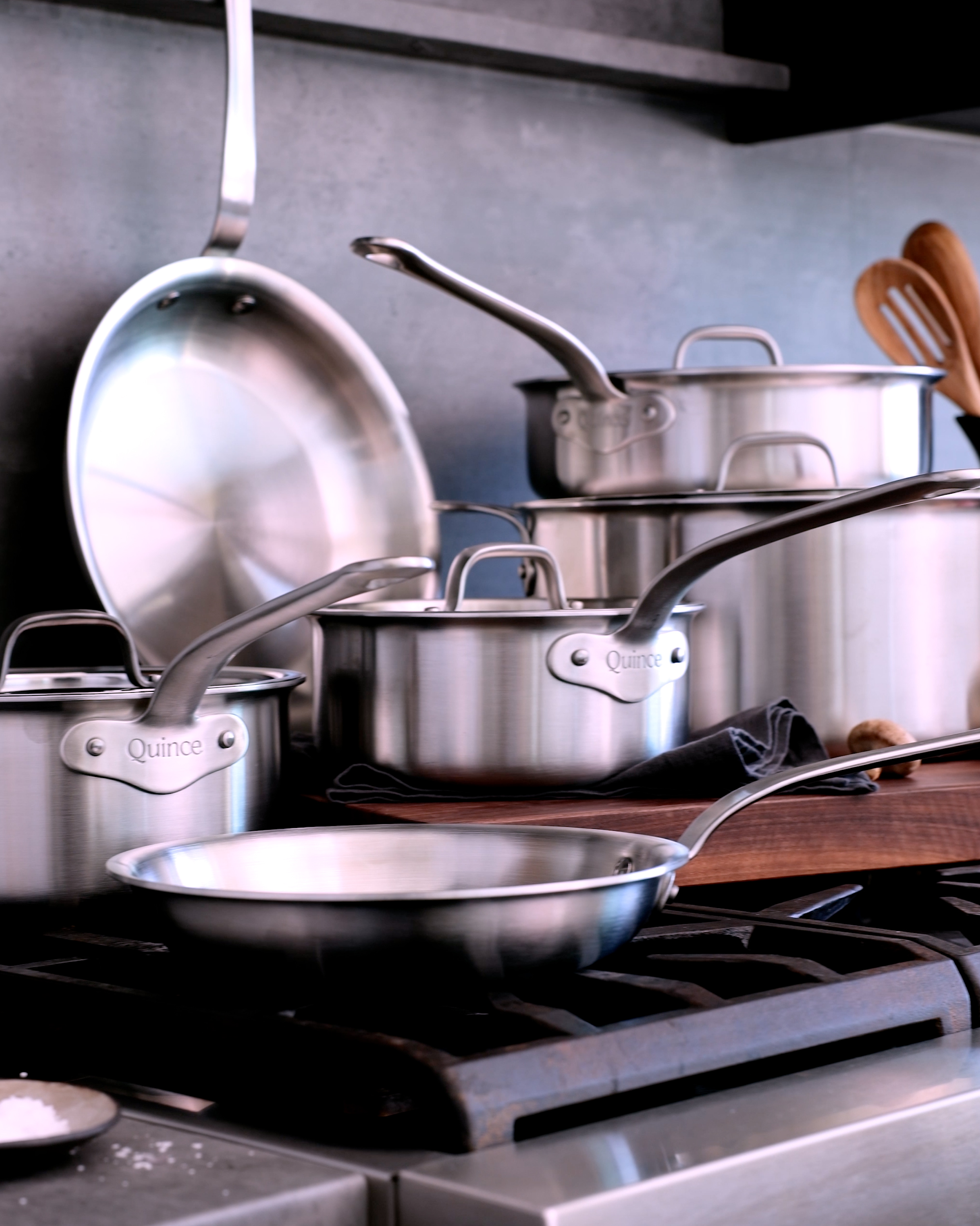 Professional 5-Ply Stainless Steel 10 Piece Cookware Set