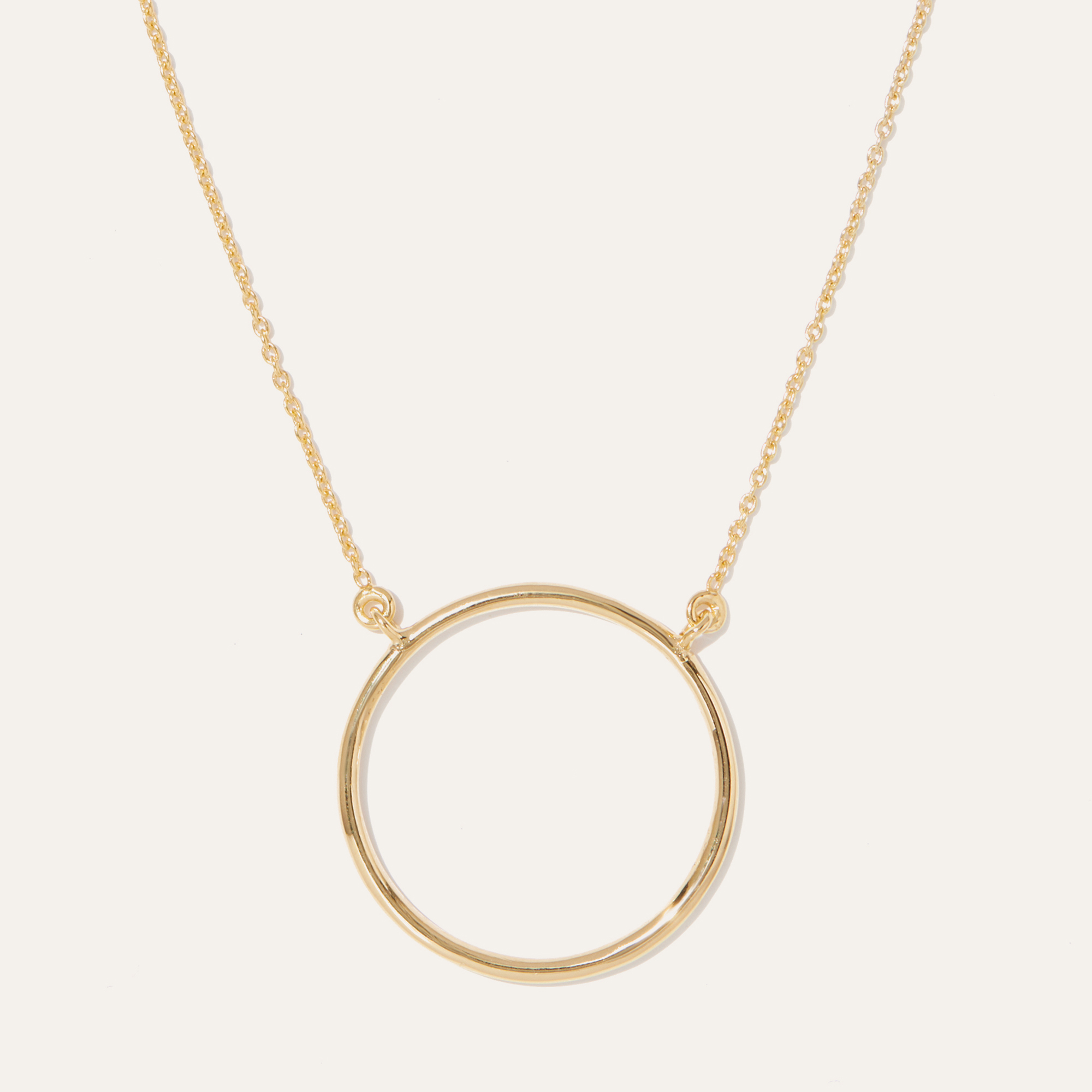 Quince Women's Eternity Necklace In Gold