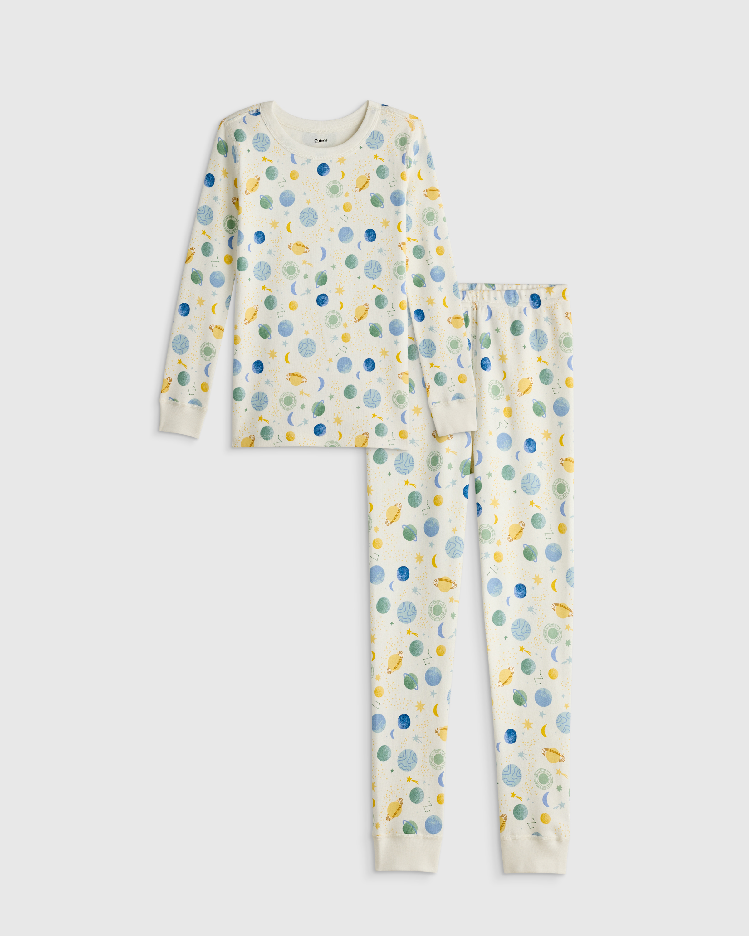 100% Organic Cotton Long Sleeve and Pant Pajama Set - thumbnail 10