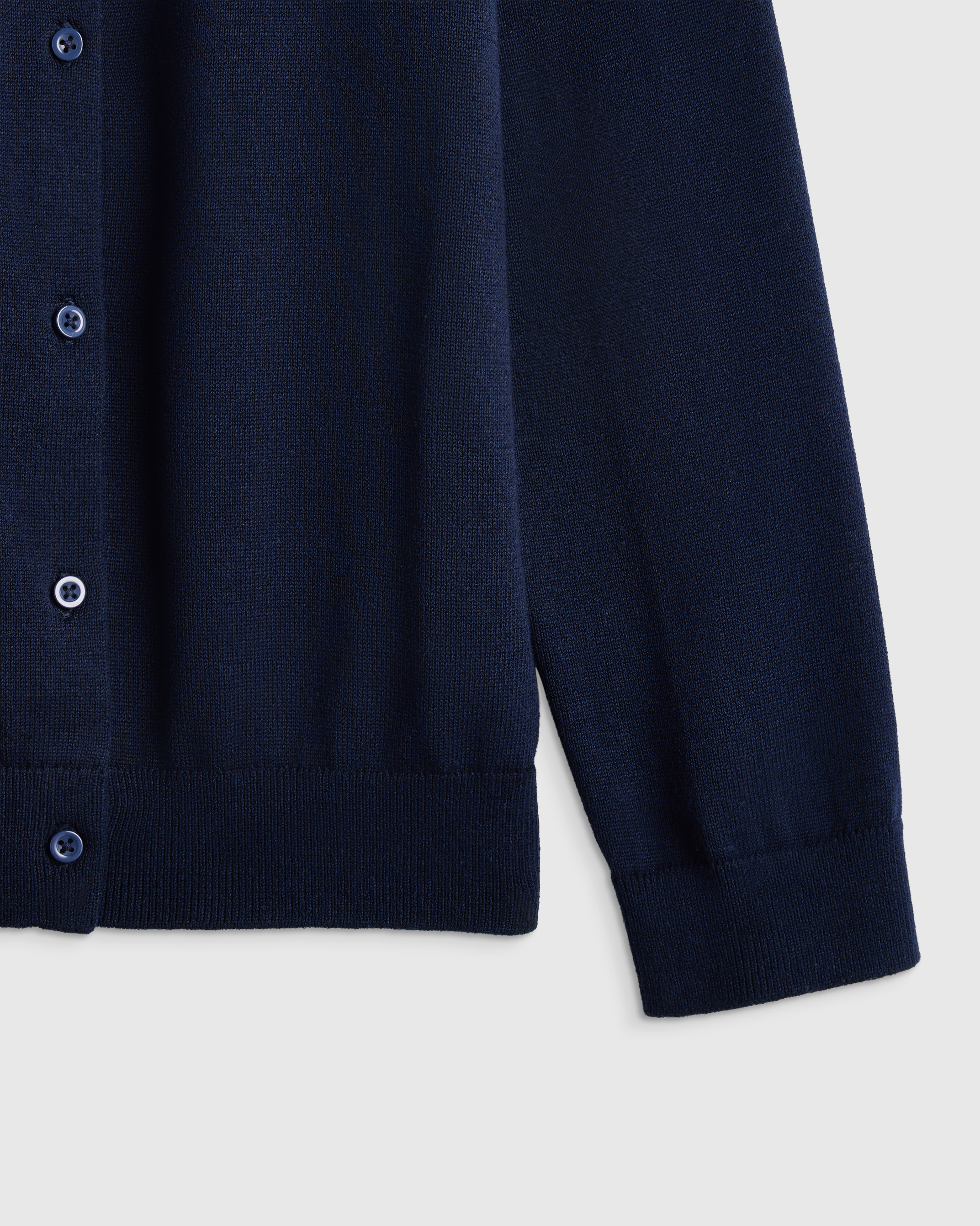 100% Organic Cotton Crewneck Cardigan - thumbnail 9