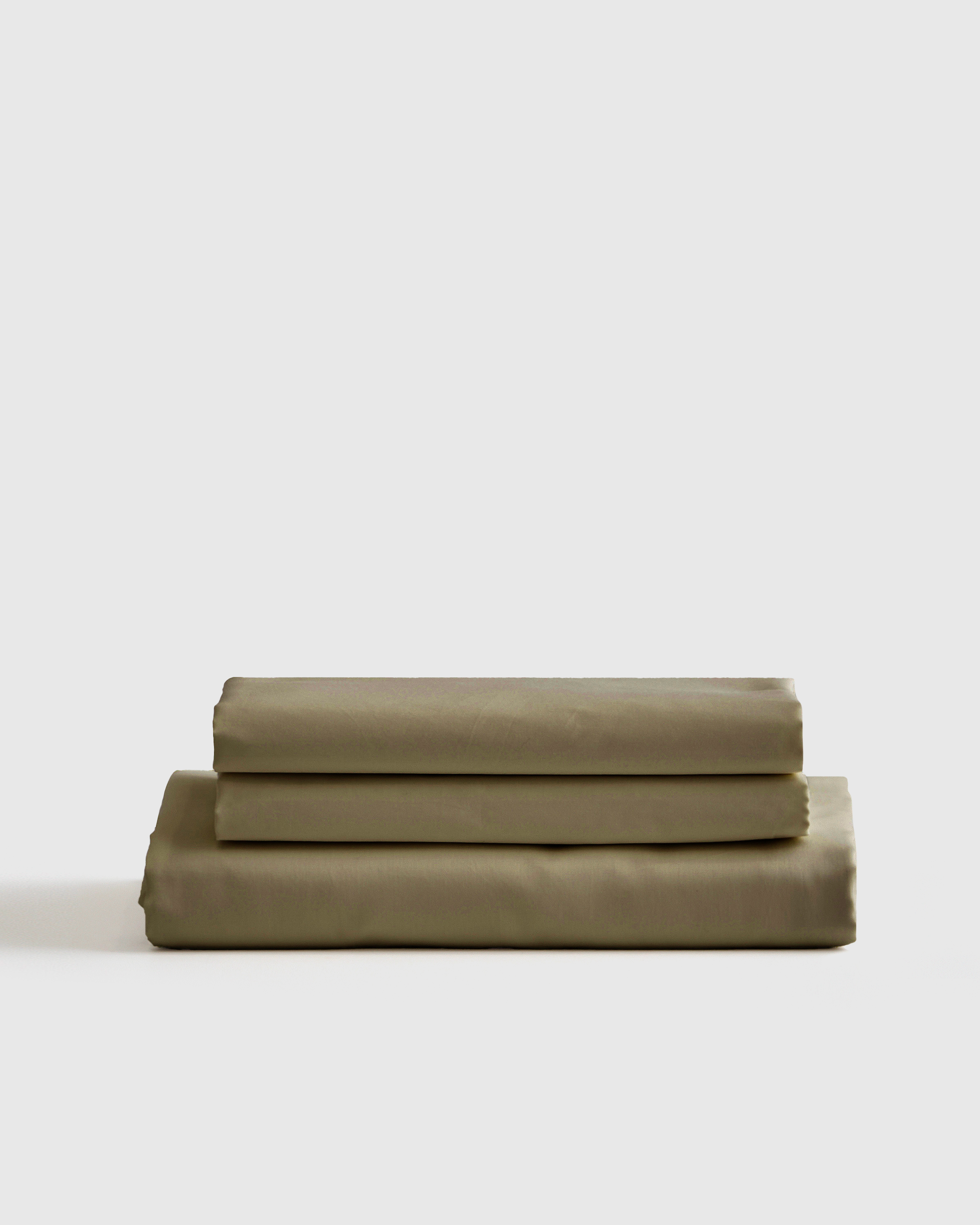 Luxury Organic Sateen Fitted Sheet Set