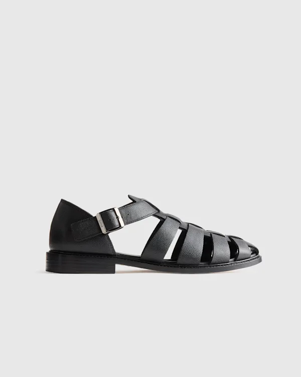 Calfskin Leather Fisherman Sandal