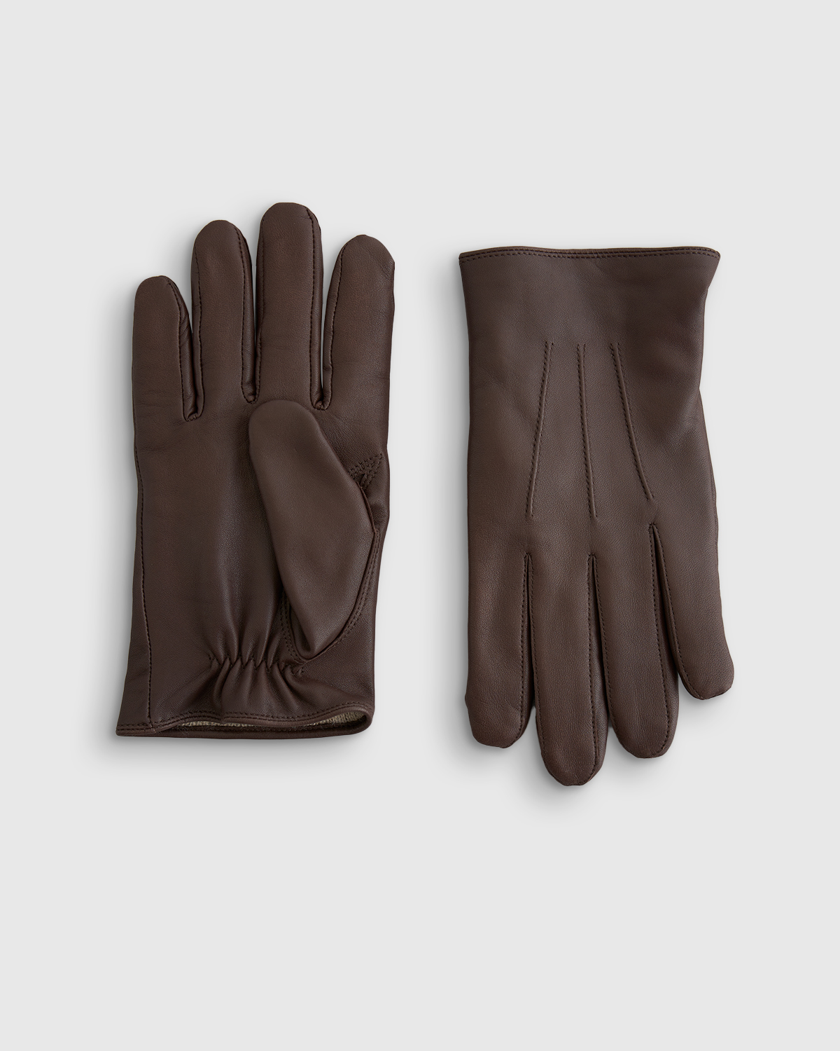Men's Cashmere Lined Leather Gloves