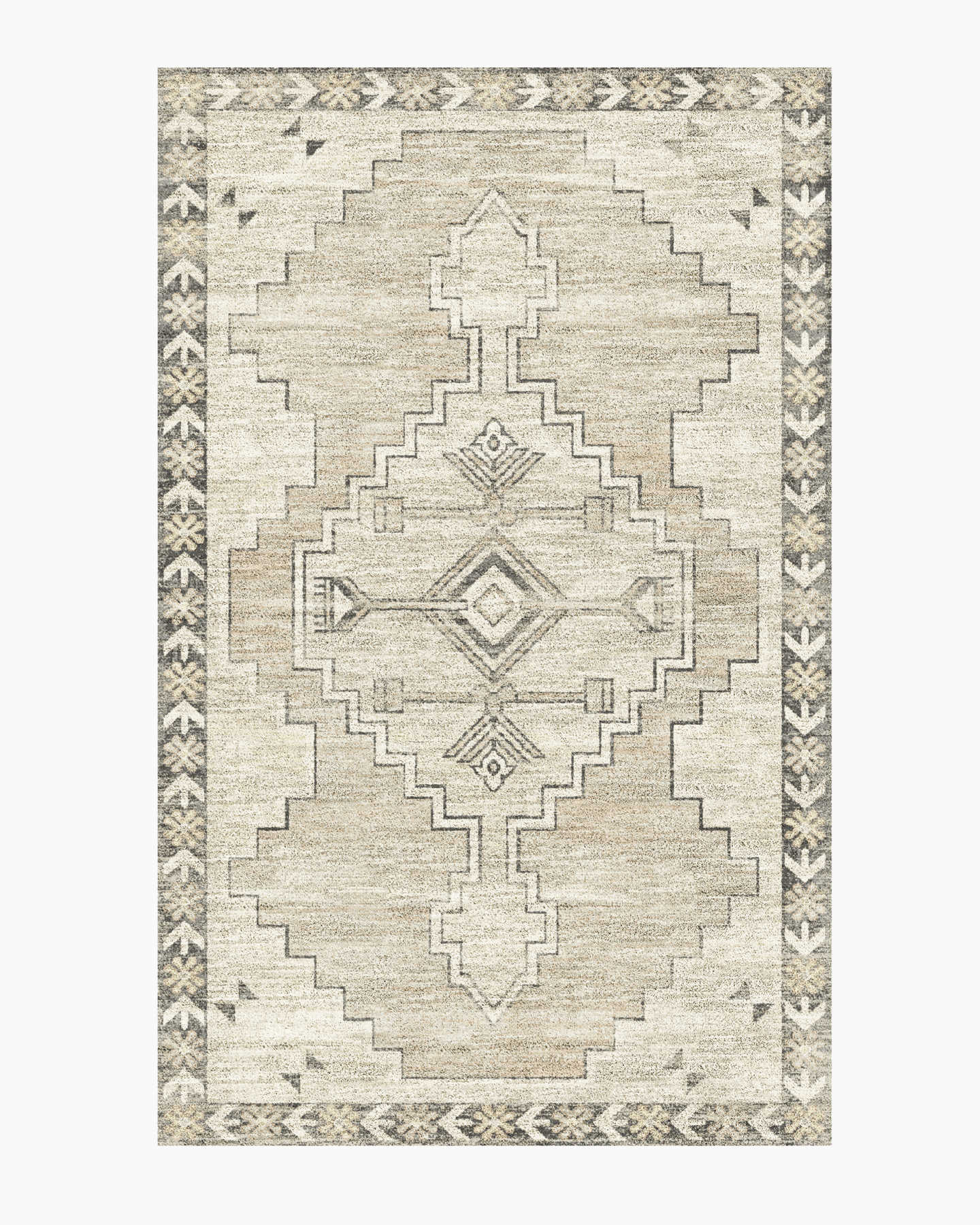 Suri Hand-Knotted Wool Rug - Tonal Natural - 1