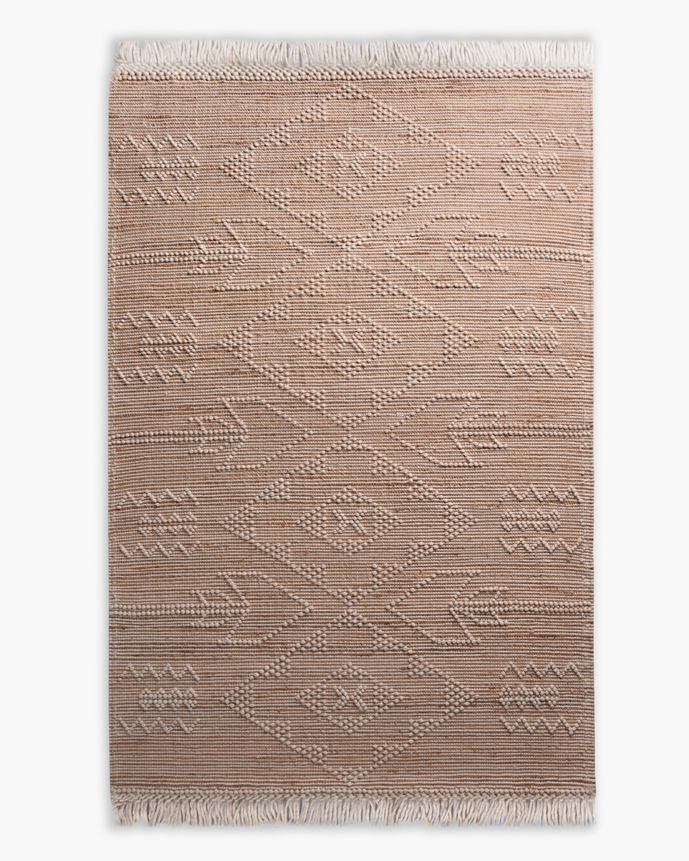 Quince Miles Wool And Jute Rug In Natural/ivory