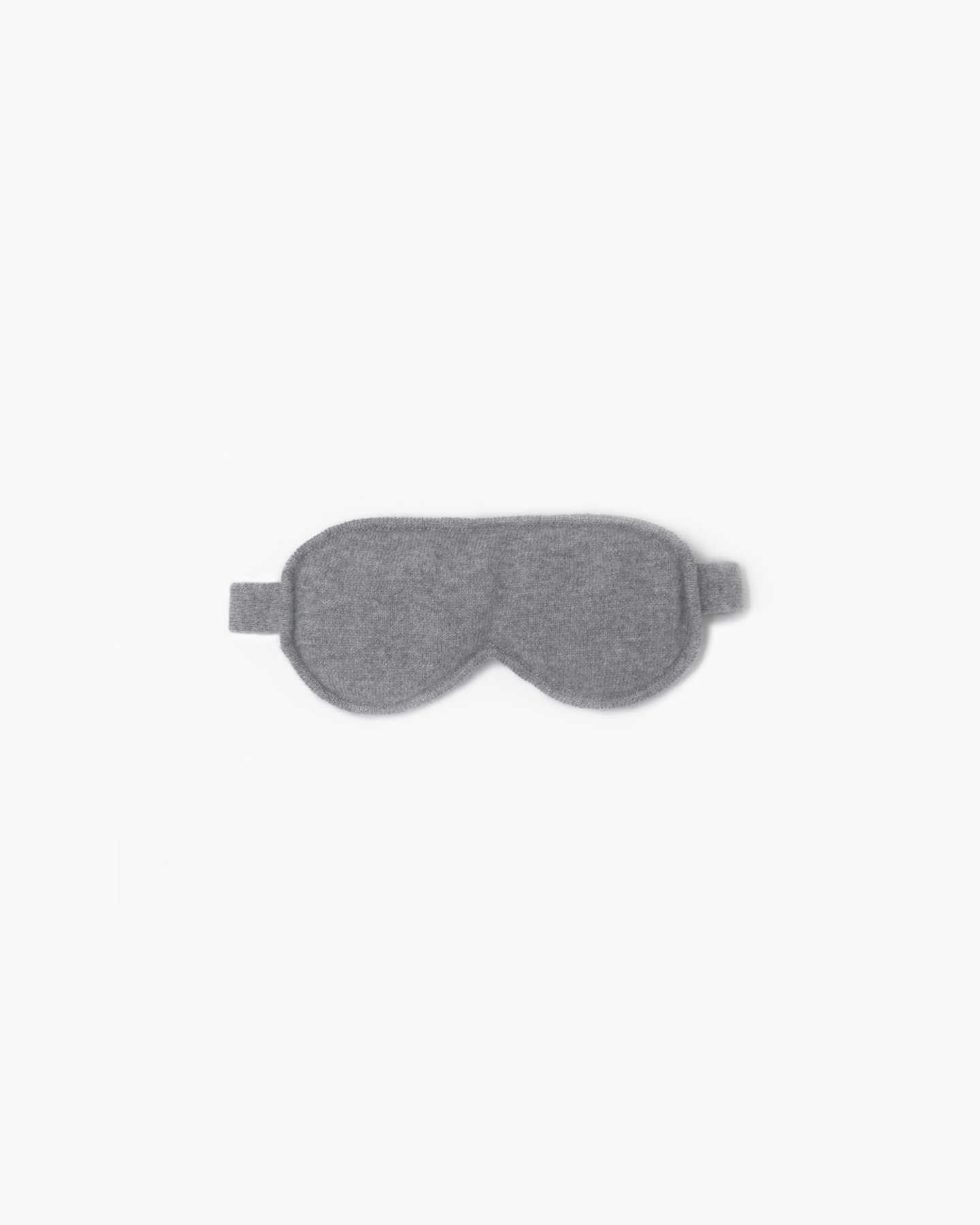 Mongolian Cashmere Sleep Mask - Heather Grey