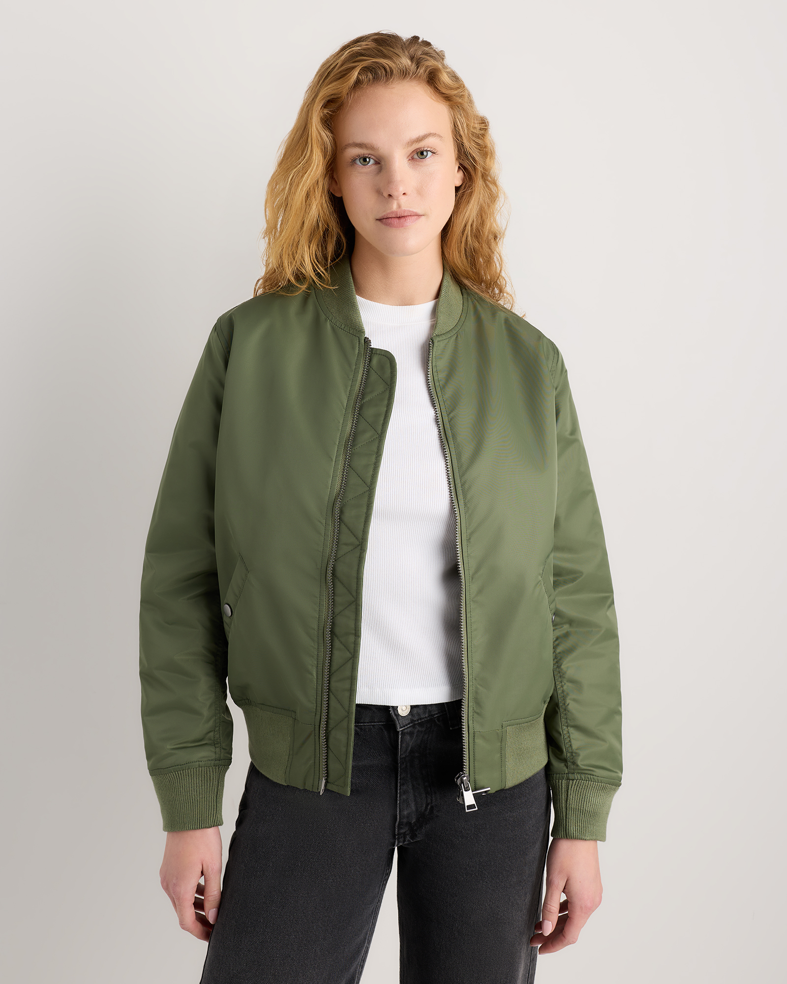 Flight Nylon Bomber Jacket