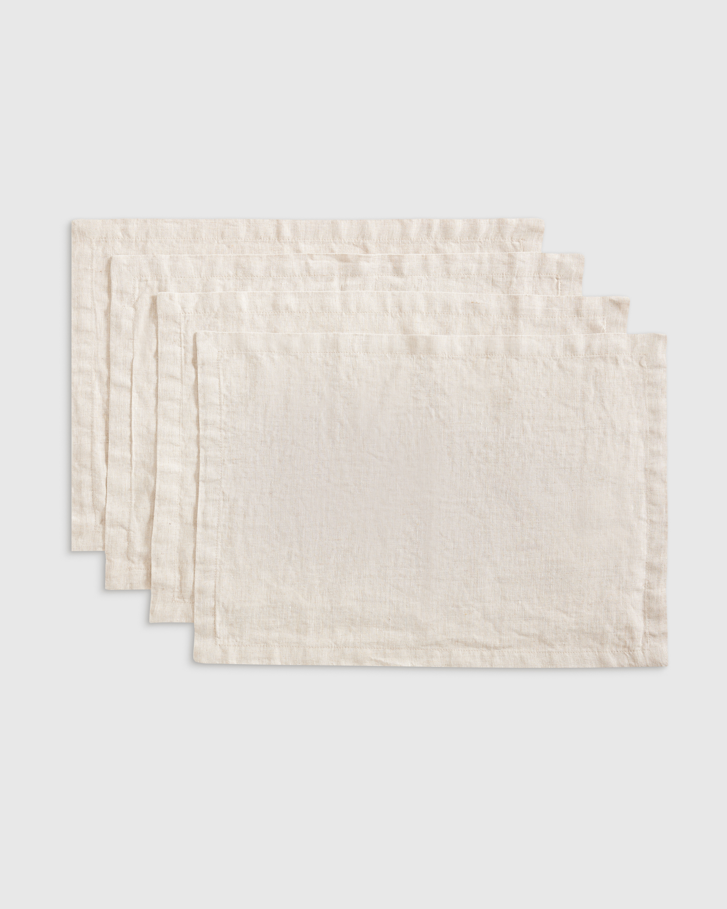 Shop Quince European Linen Placemat In Flax