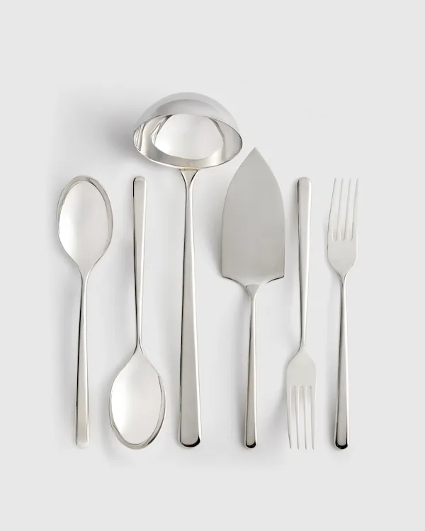Gia Minimalist 6 Piece Serving Utensil Set