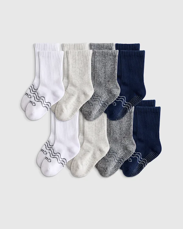 Organic Cotton Calf Sock 8-pack