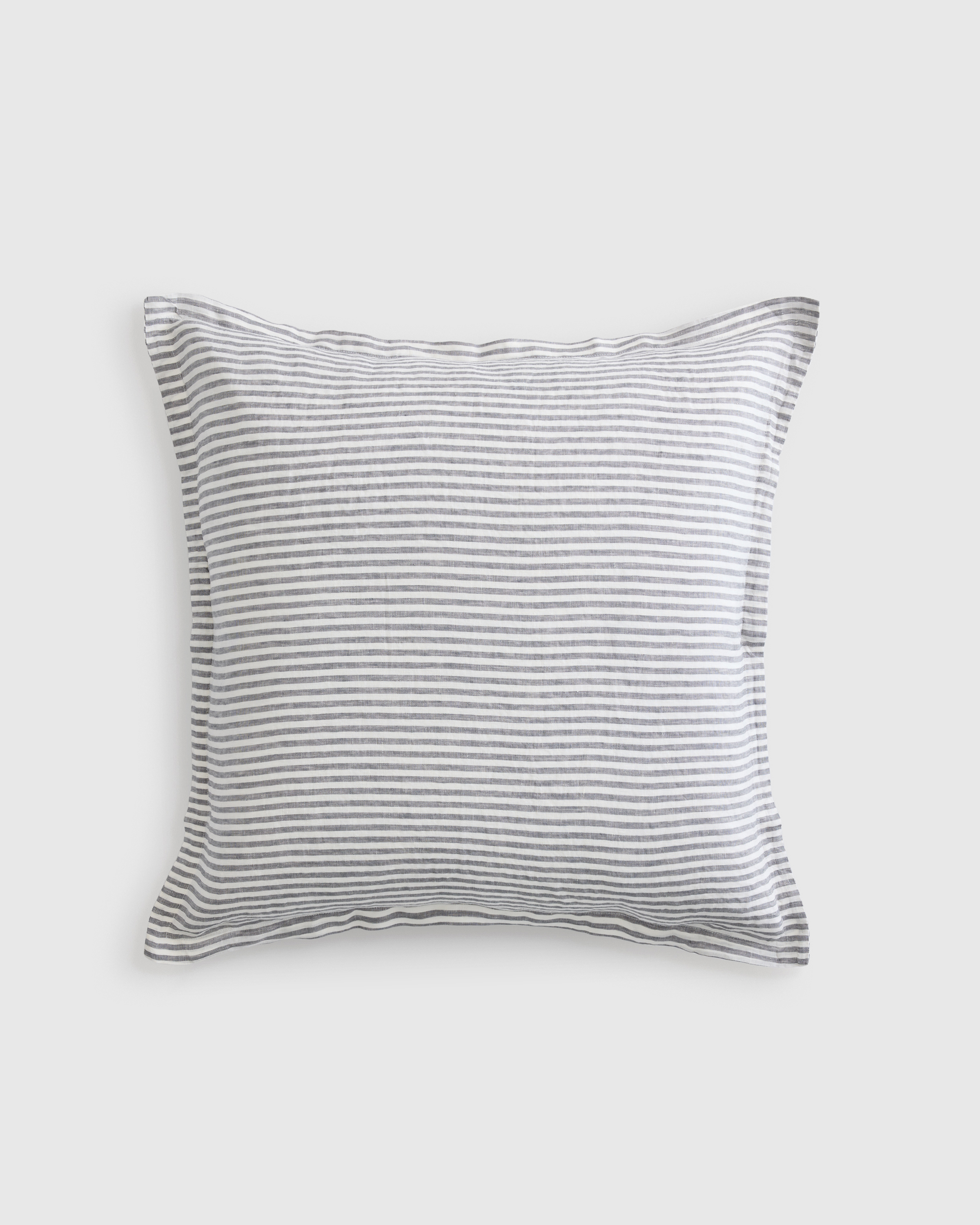 European Linen Stripe Euro Sham - thumbnail 7