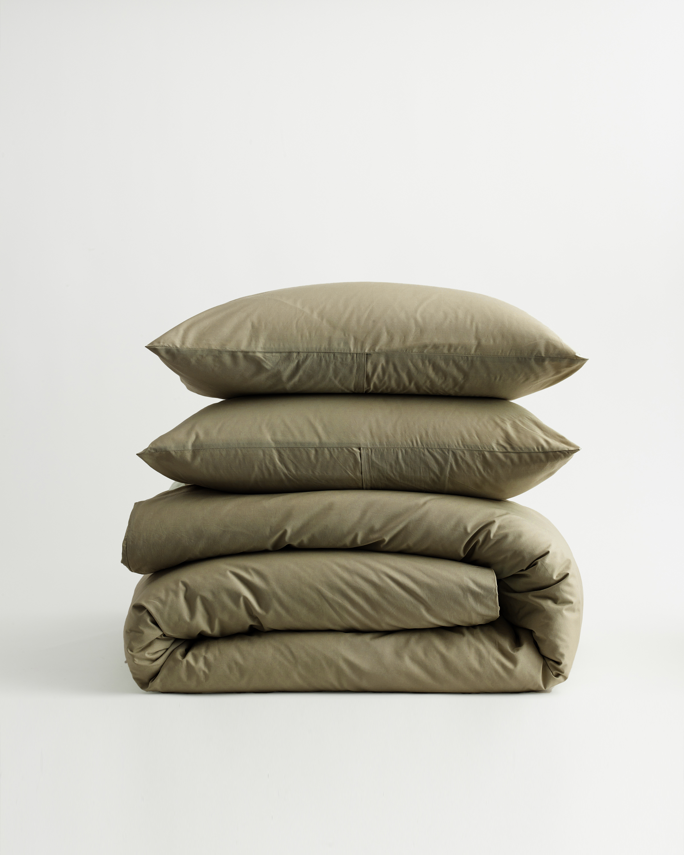 Queen Size- Quince Classic Organic Percale Duvet Cover Set