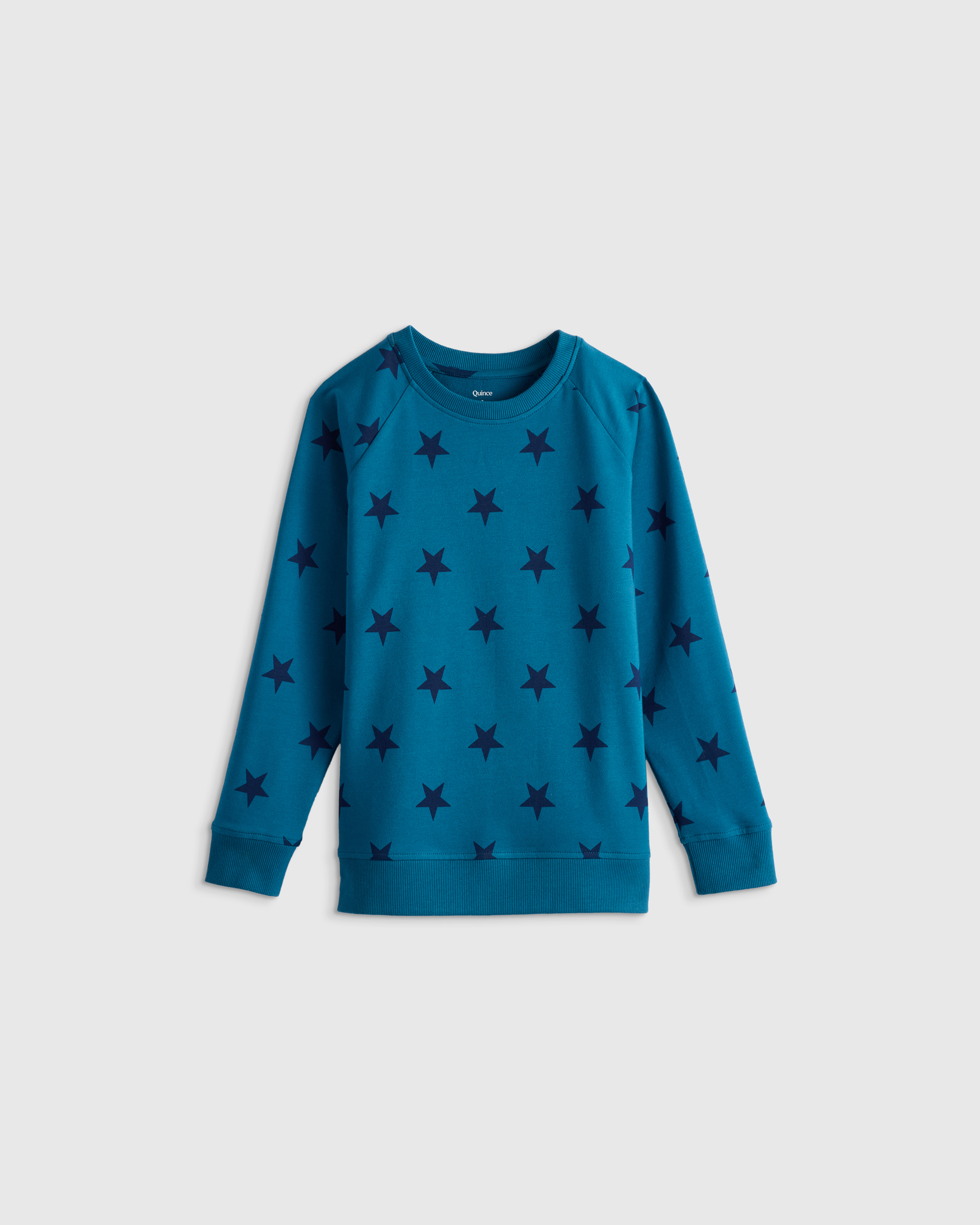 Organic Cotton French Terry Crew Neck Sweatshirt - Toddler