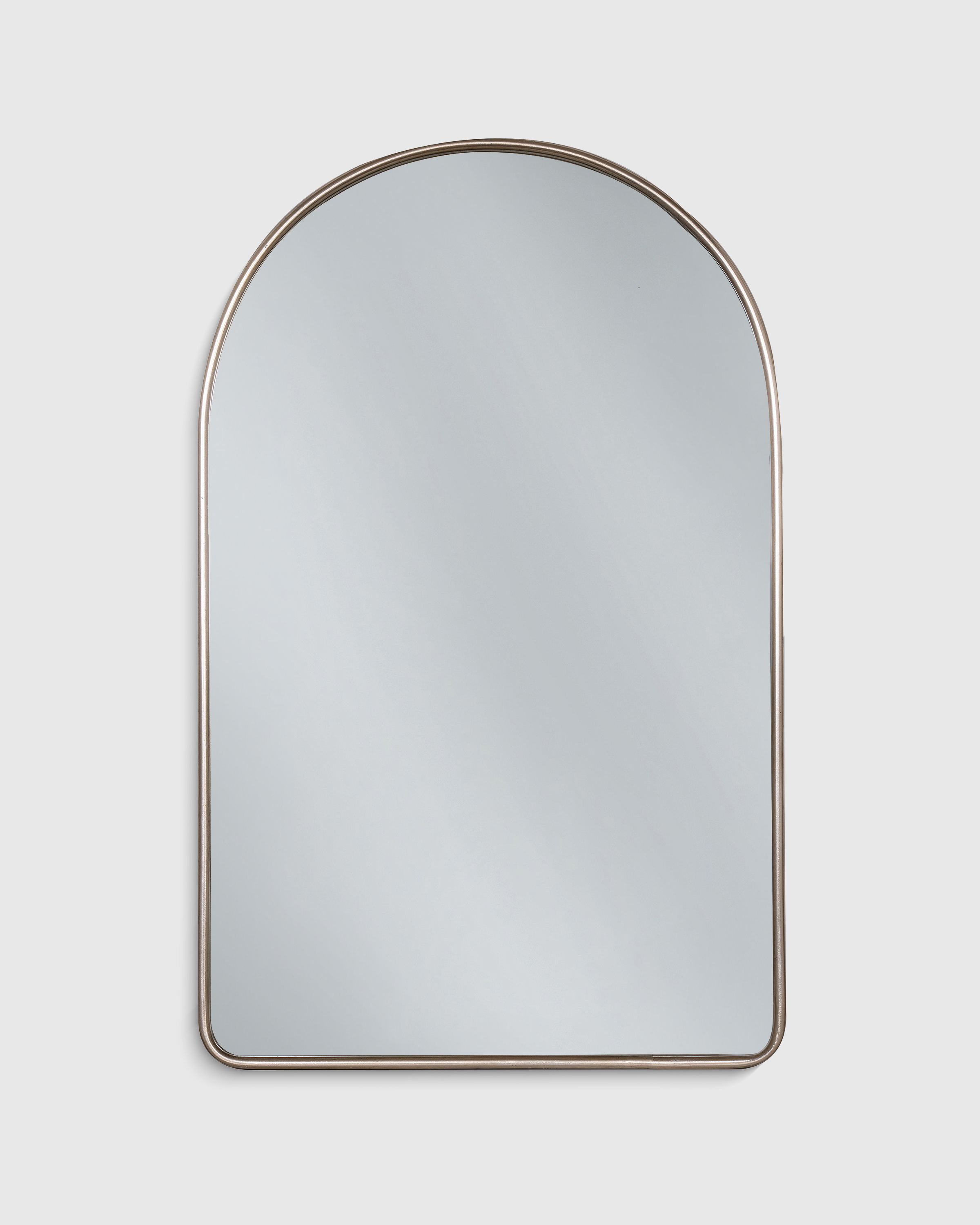 Colca Wall Mirror in Silver Metal Frame