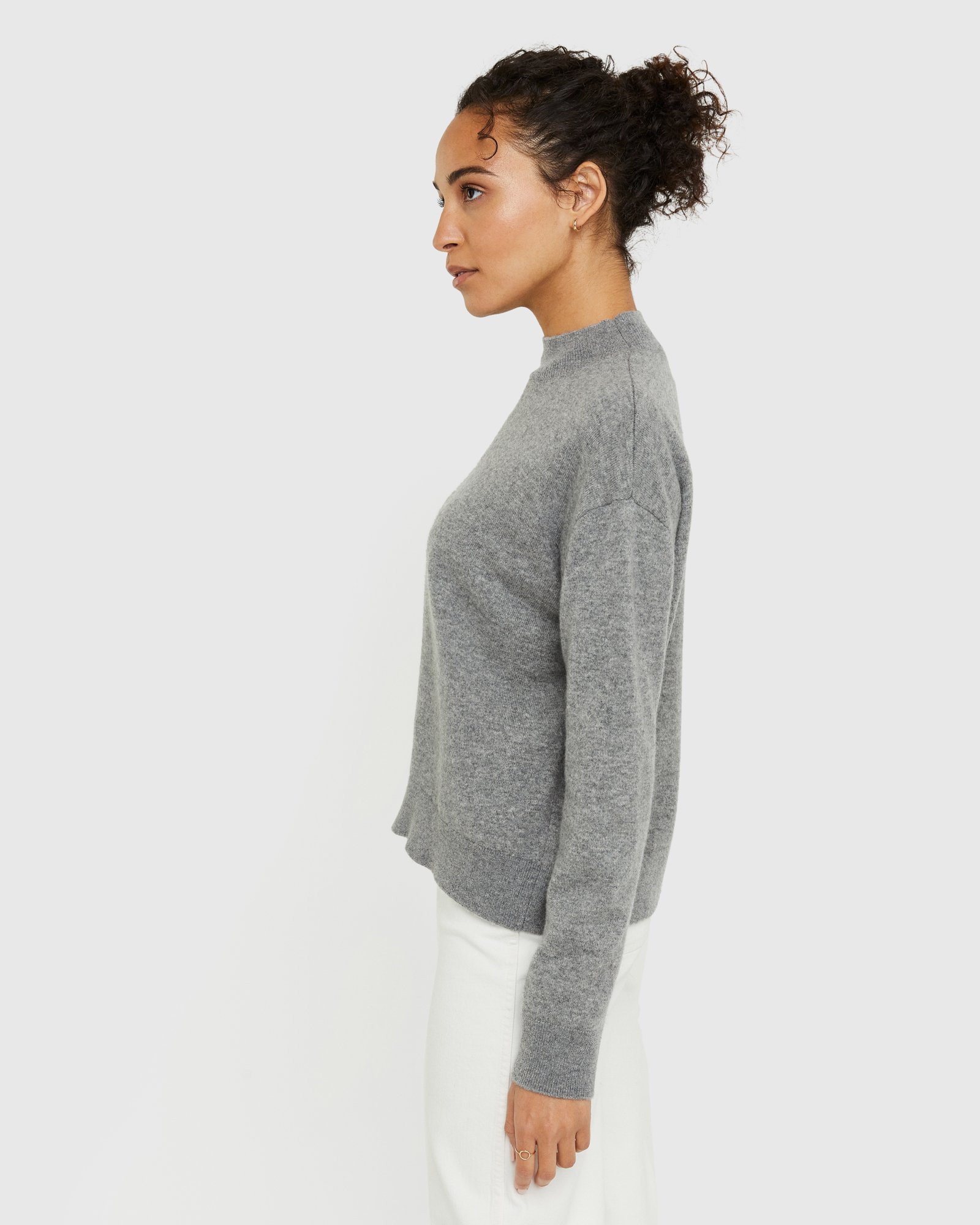 women's cashmere mock turtleneck sweaters