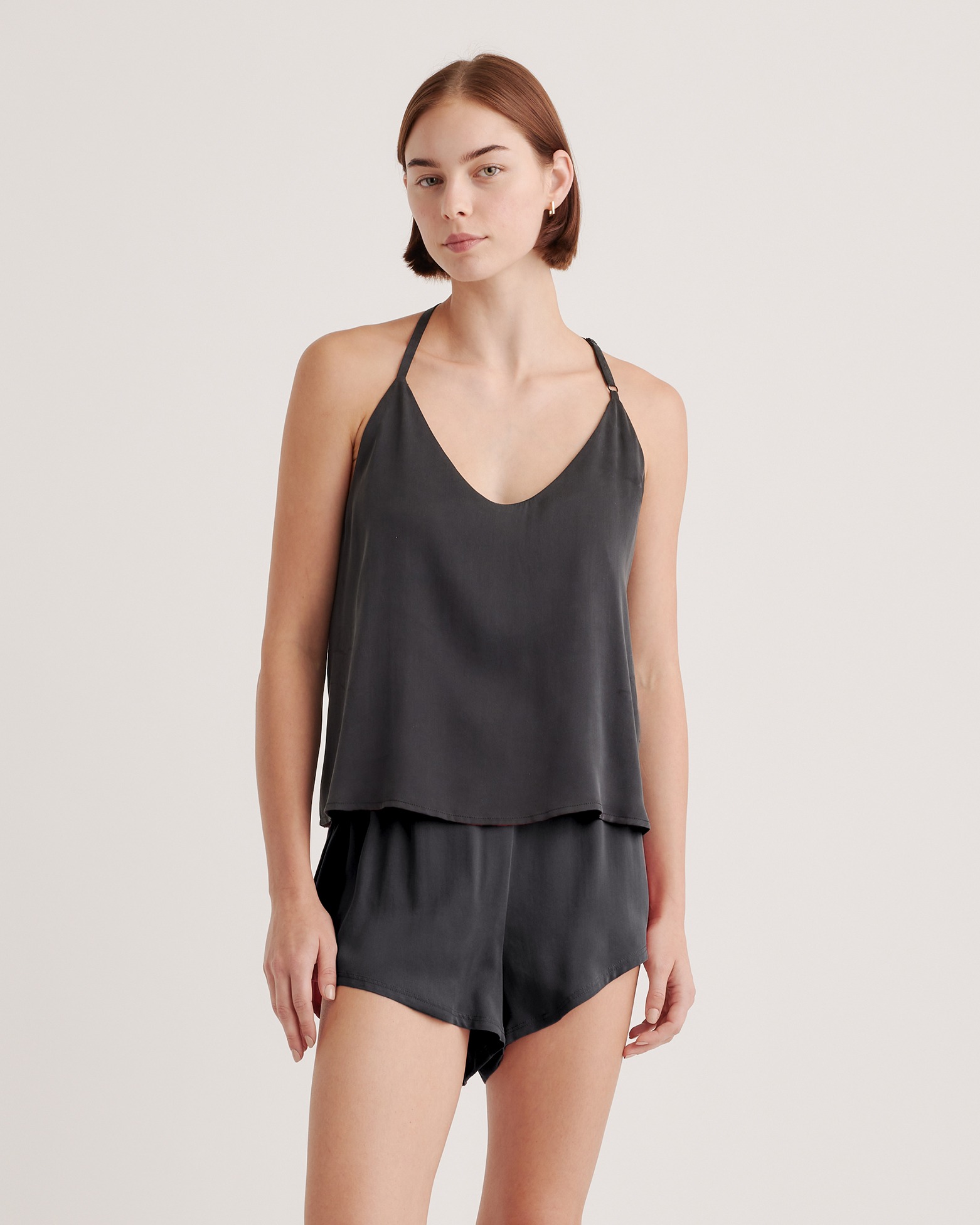 Washable 100% Mulberry Silk Pajama Camisole Top