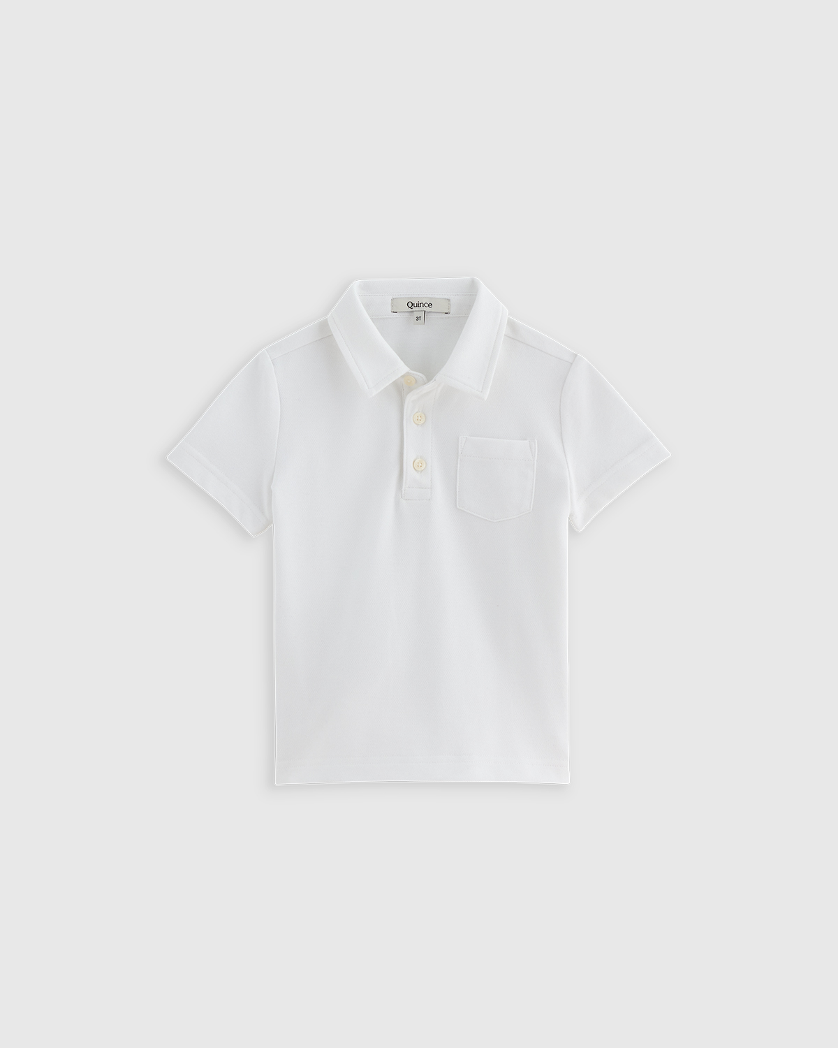 Organic Cotton Short Sleeve Pique Polo - Toddler