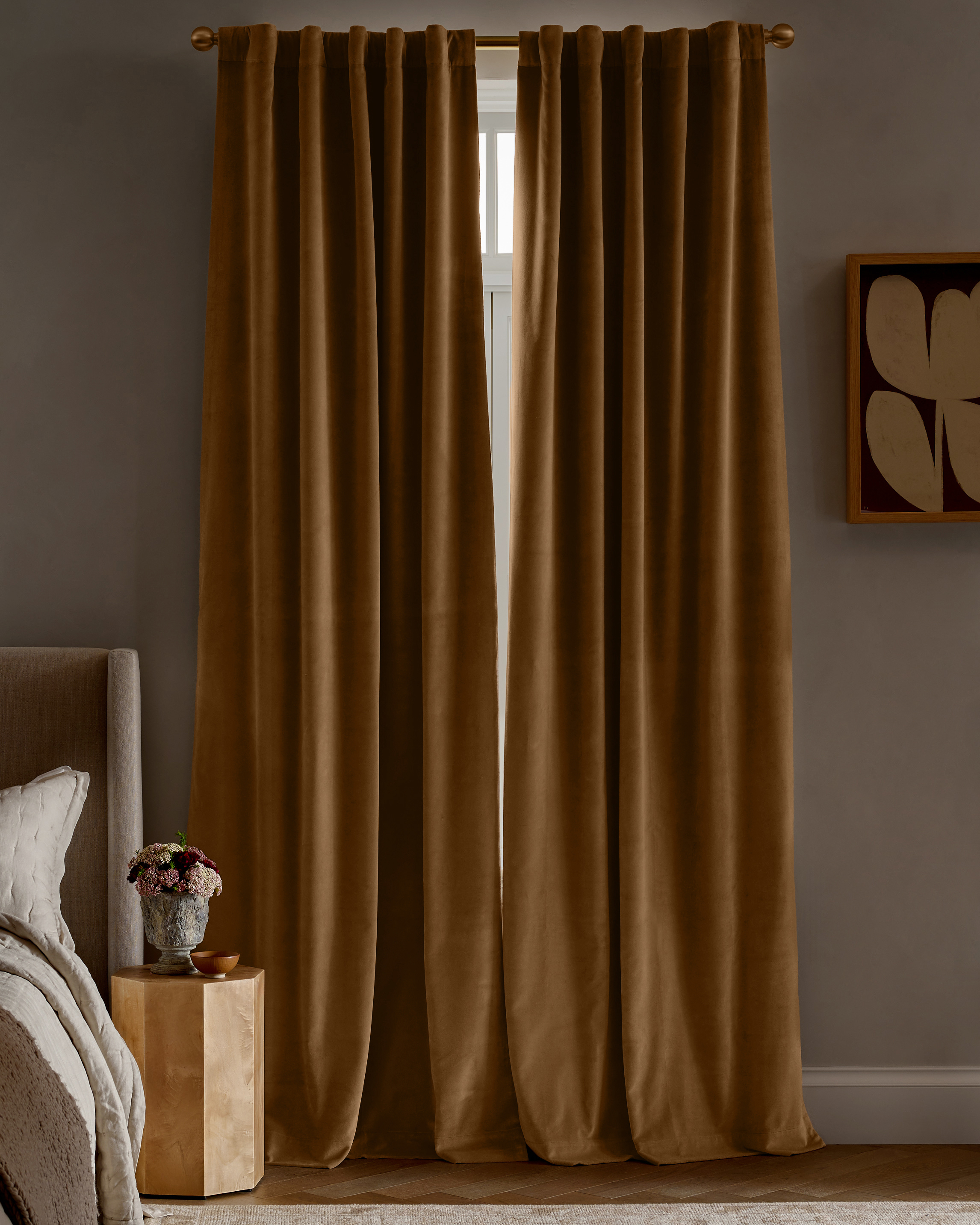 Cotton Velvet True Blackout Curtain