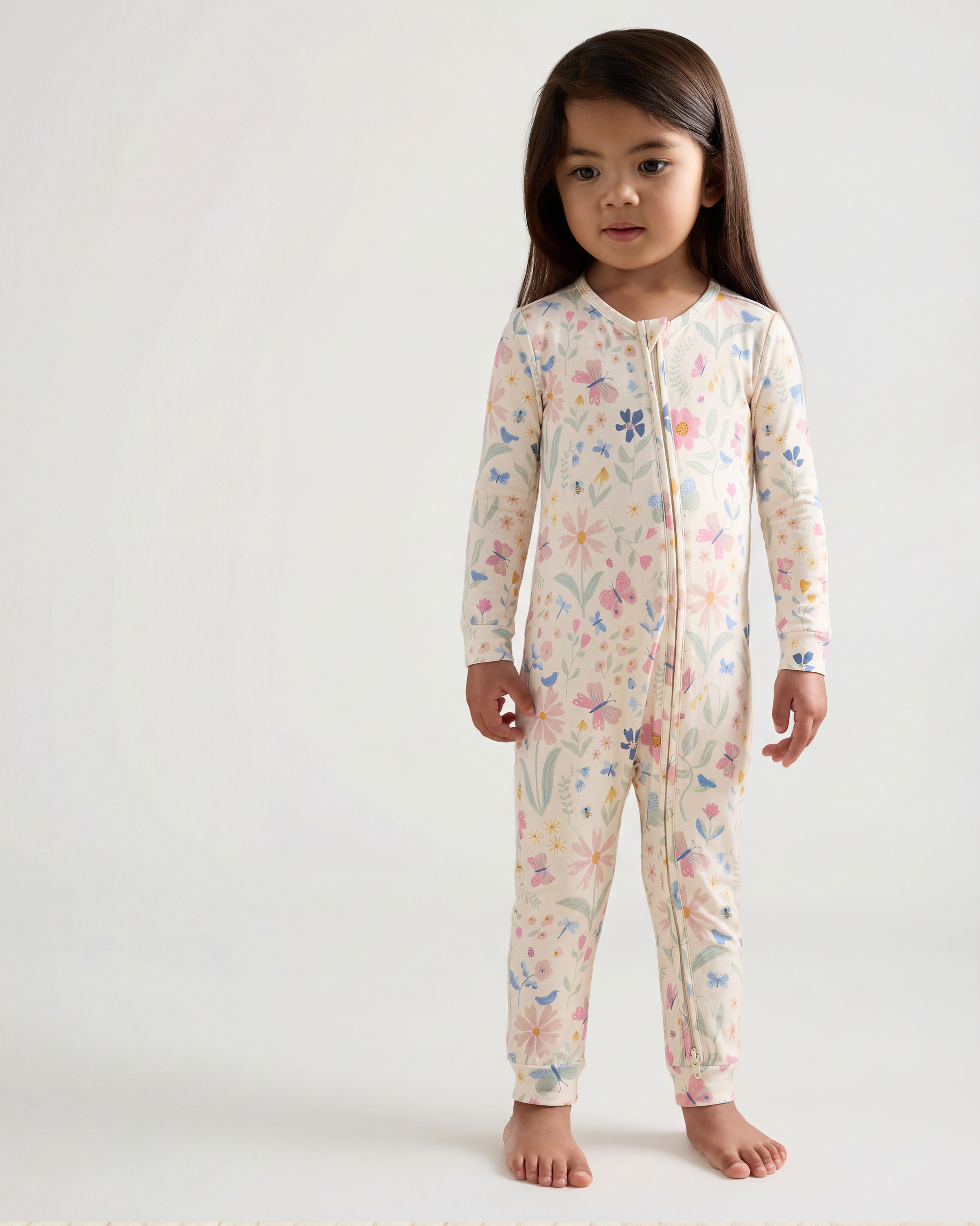 Bamboo One Piece Pajama - Toddler - thumbnail 2