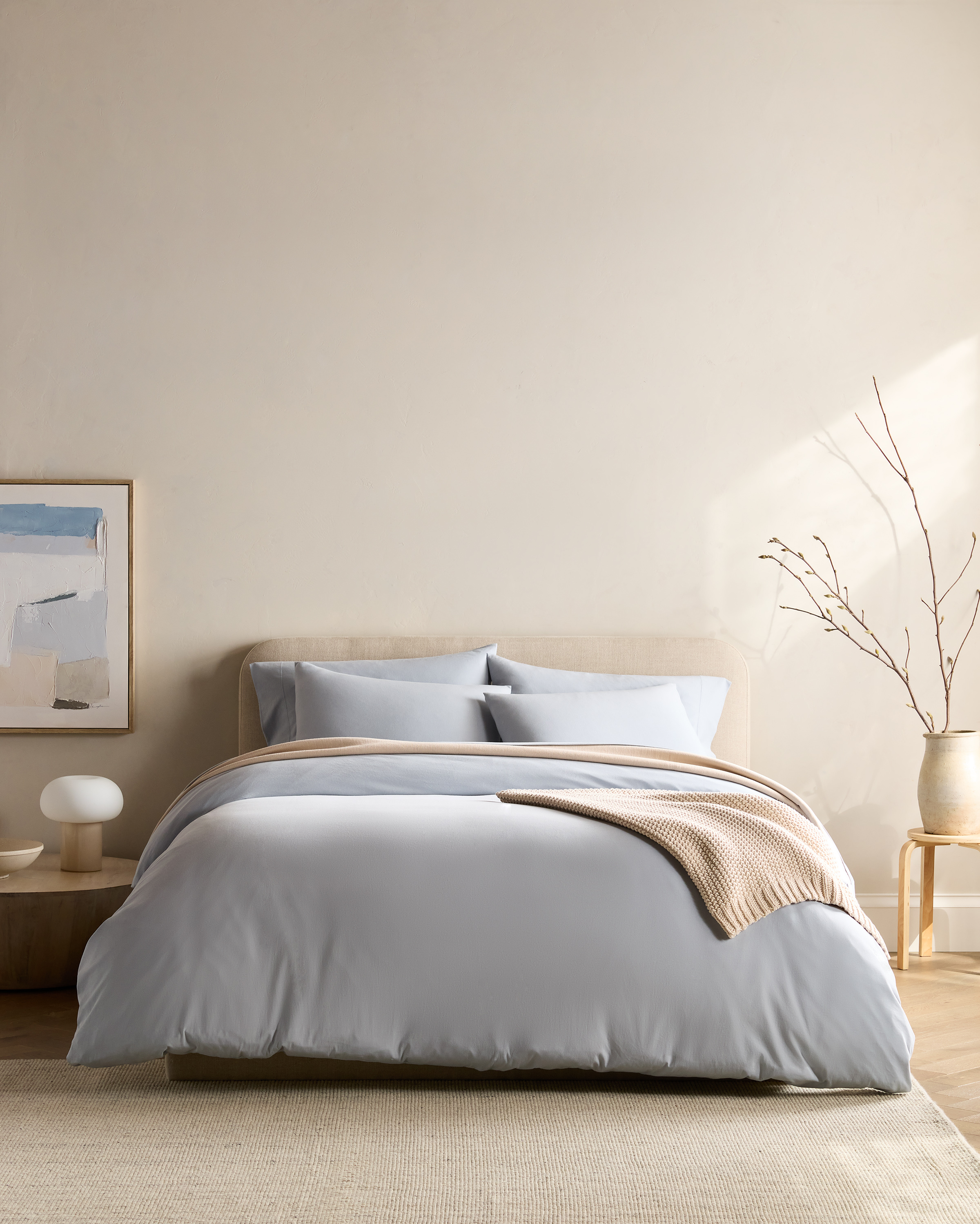 Organic Jersey Duvet Cover Set - thumbnail 2