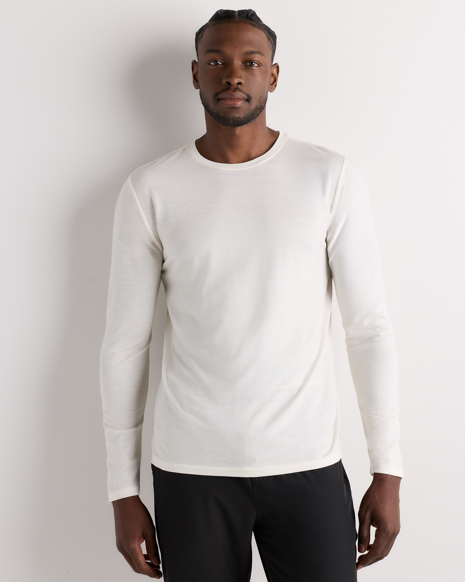 100% Merino Wool All-Season Long Sleeve Base Layer Tee
