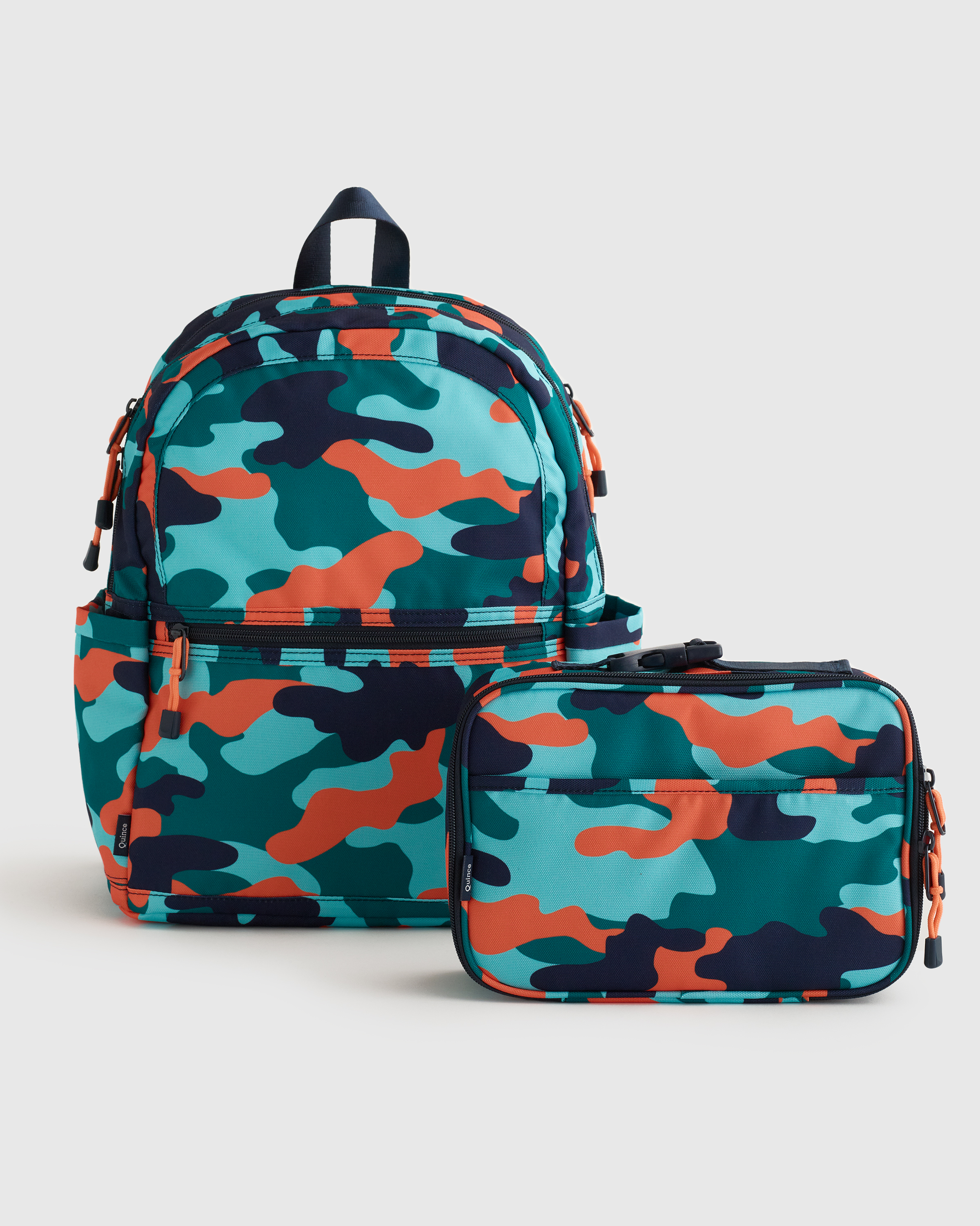 Recycled Double Pocket Backpack - Large - thumbnail 2