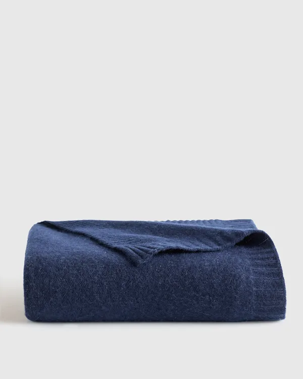 Mongolian Cashmere Luxe Knit Baby Blanket