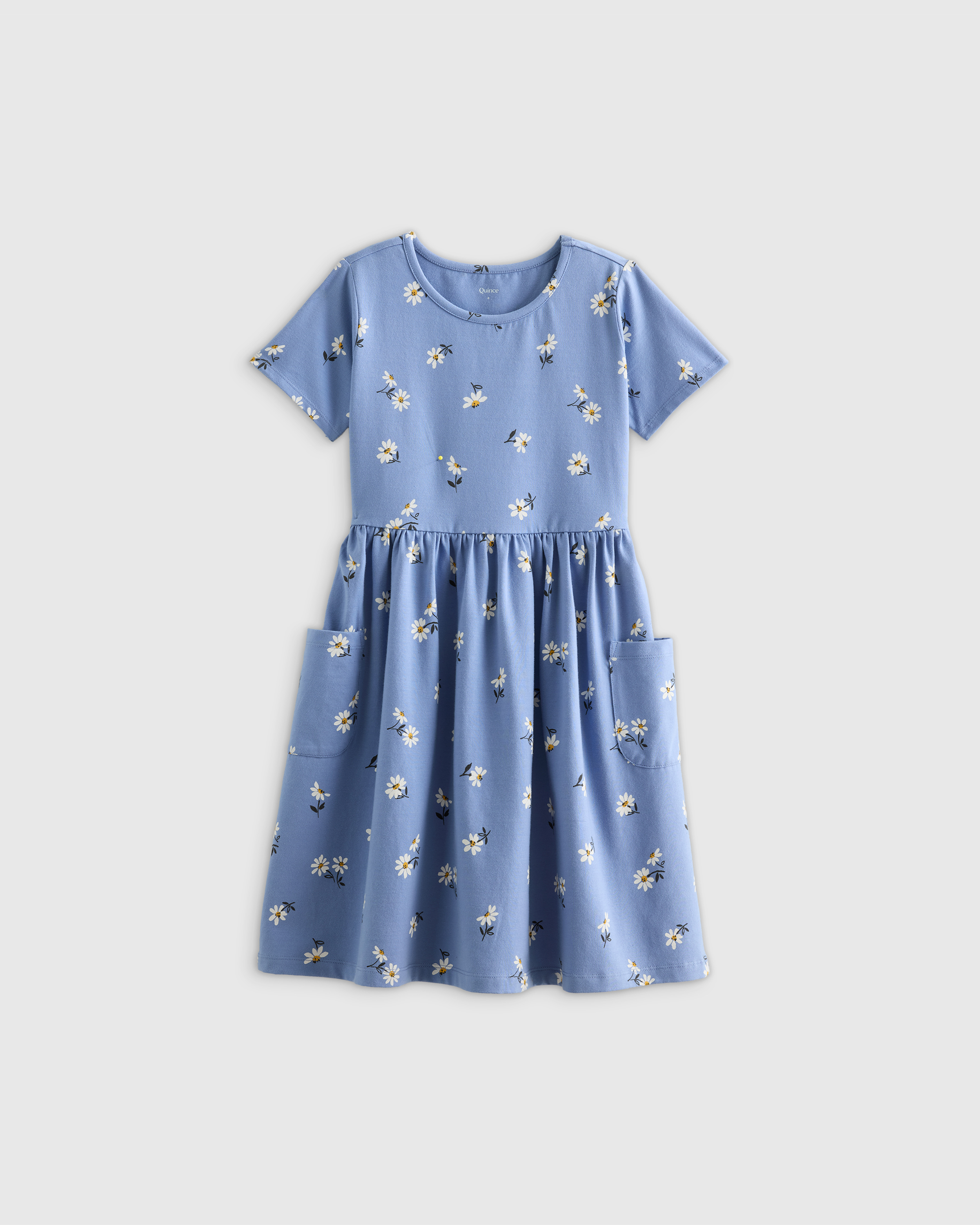 Organic Cotton Fit and Flare Pocket Dress 
