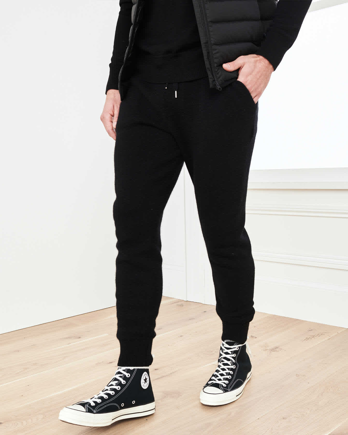 Pair With - Mongolian Cashmere Jogger - Black