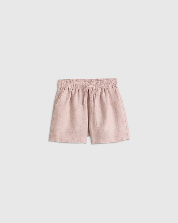 100% European Linen Drawstring Shorts
