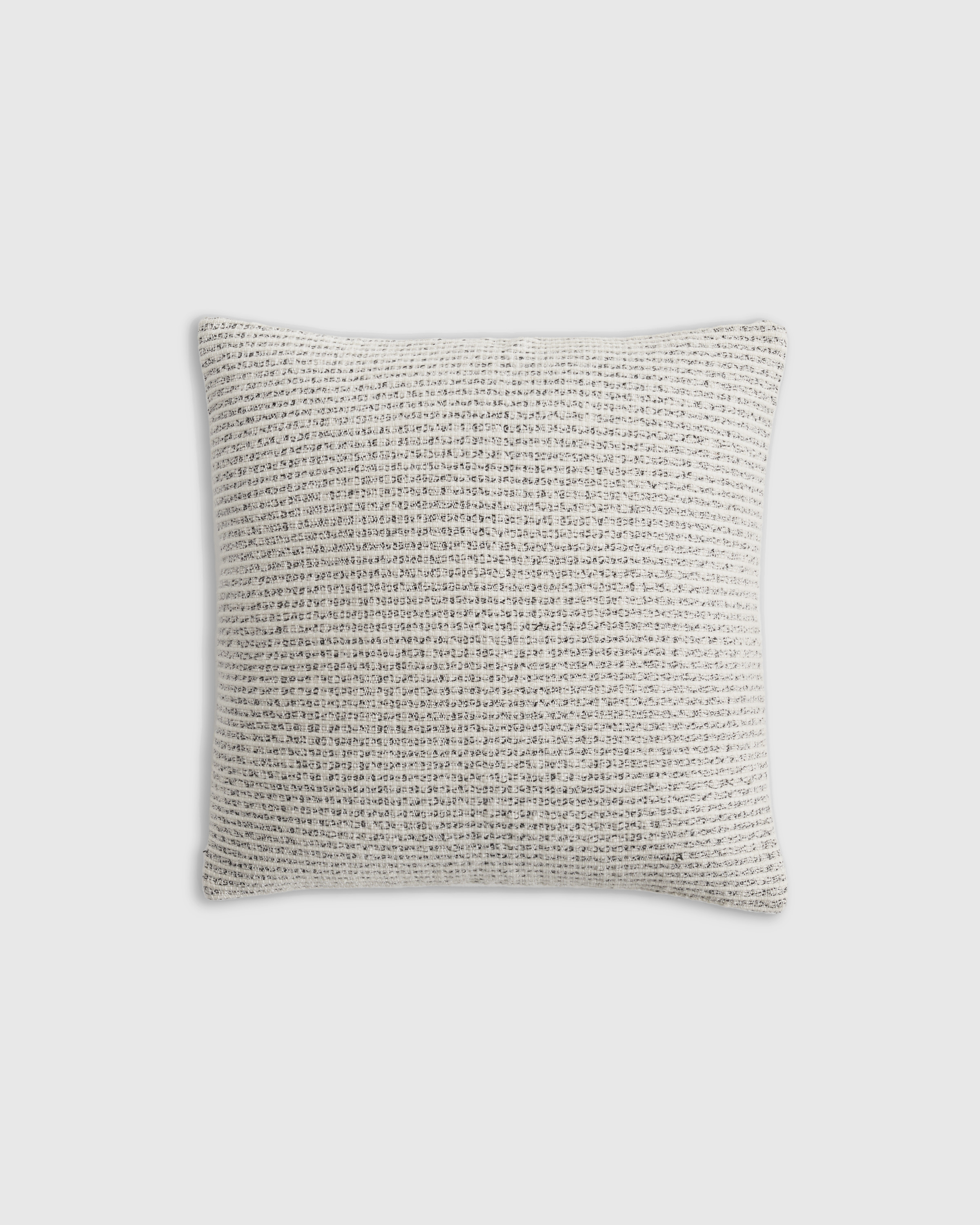 Quince Mira Textured Stripe Pillow Cover In Gray
