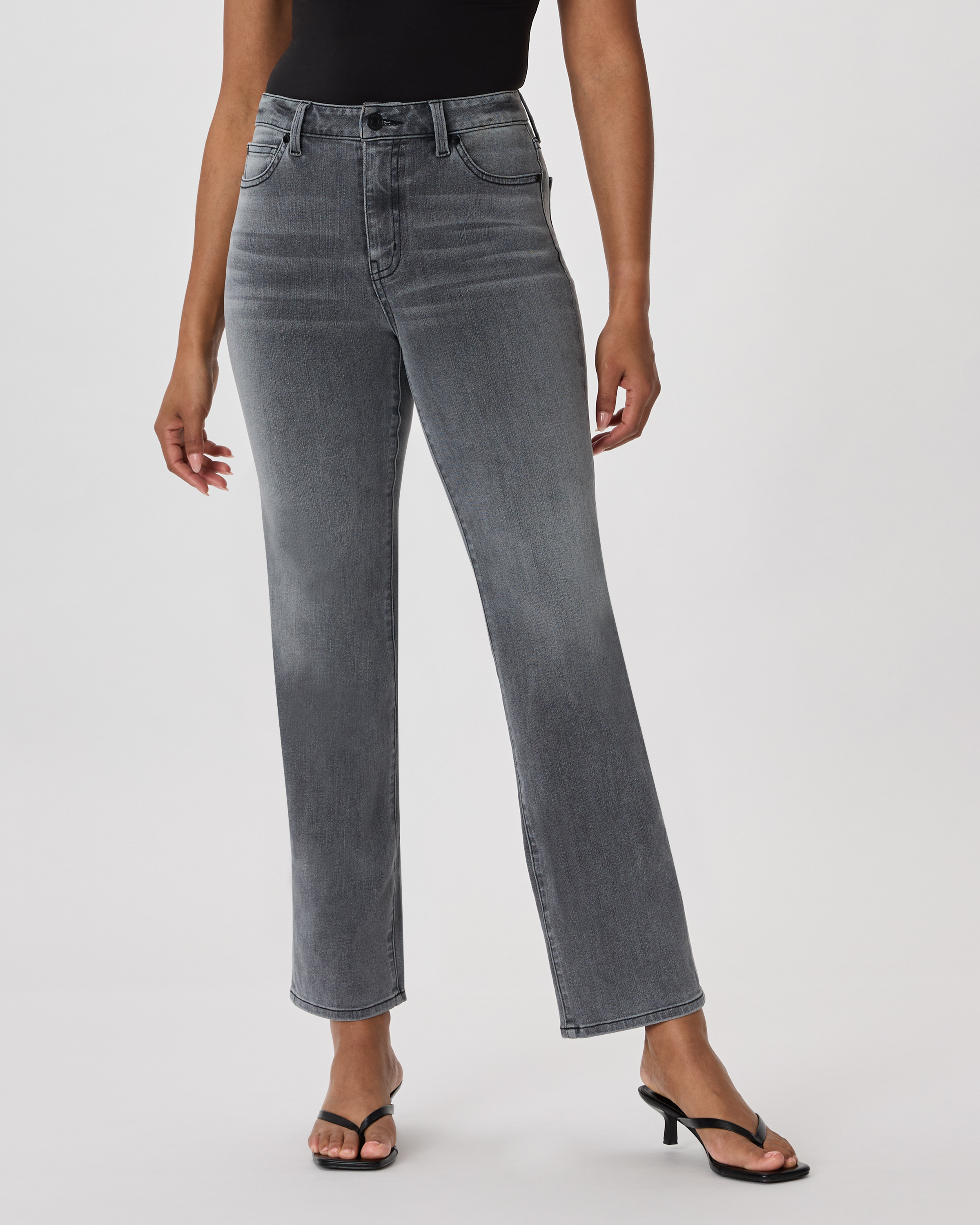 Bella Stretch Straight Jeans in Deep Rinse