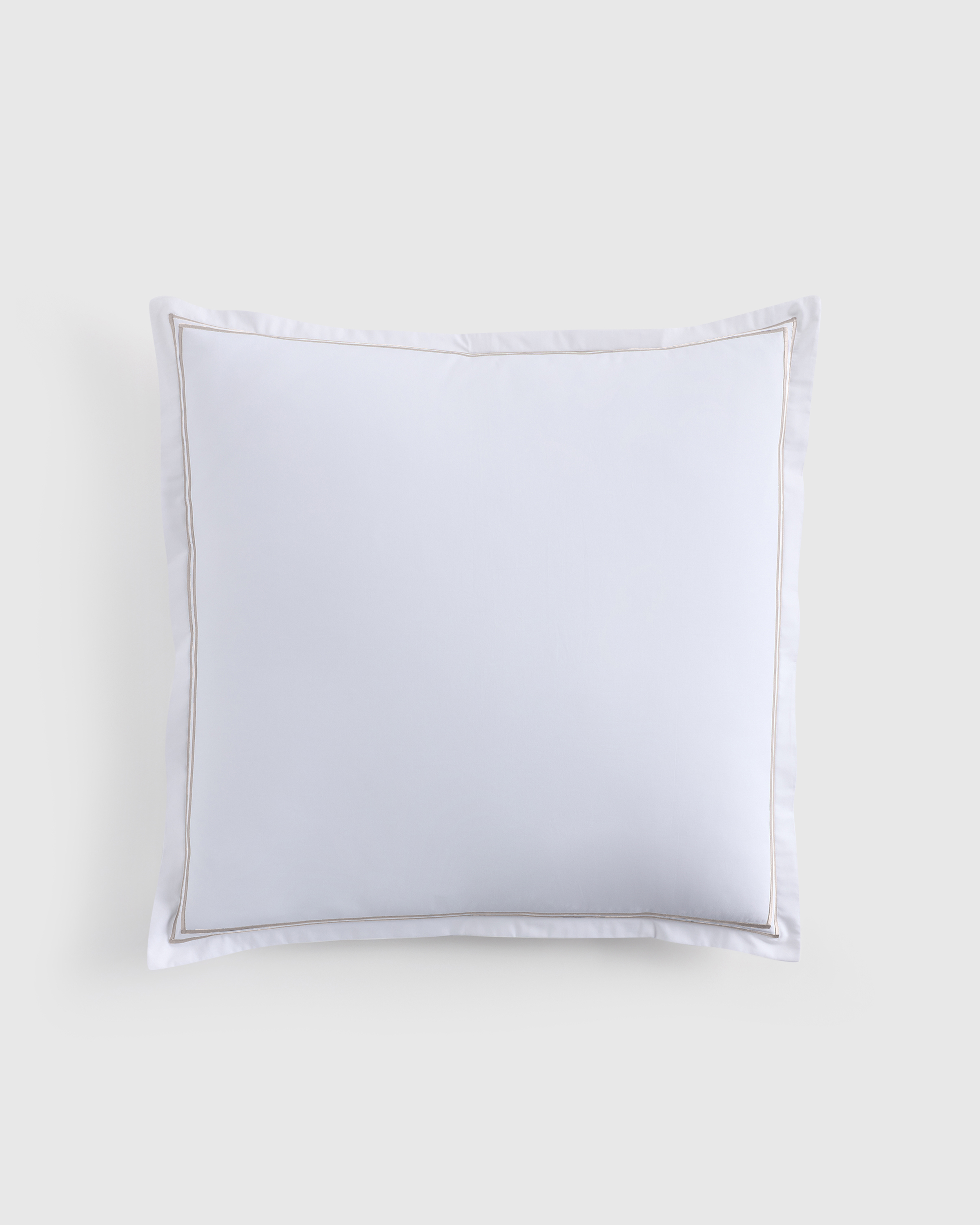 Classic Organic Percale Embellished Euro Sham
